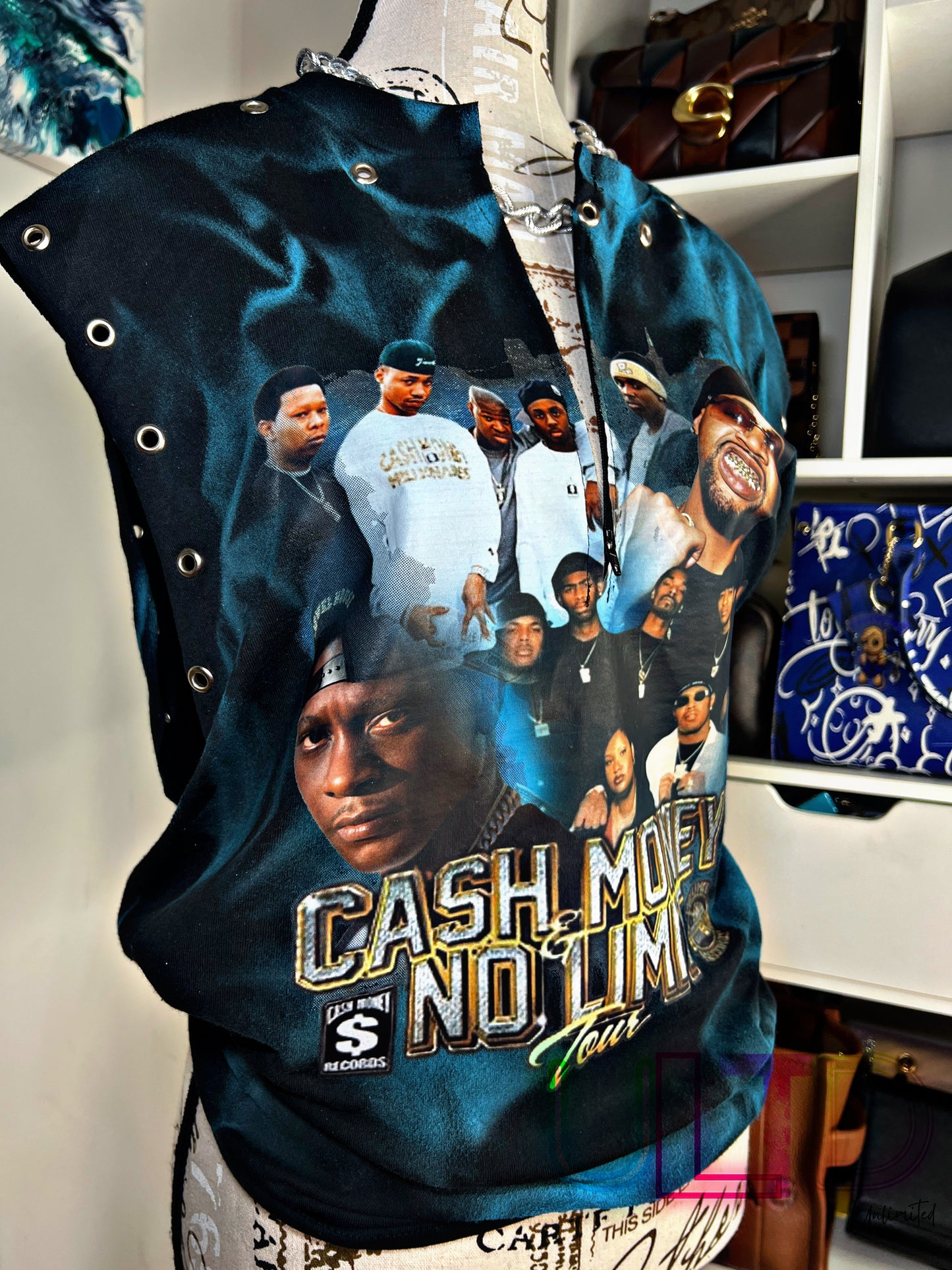 Cash Money x No Limit: Biker Tee