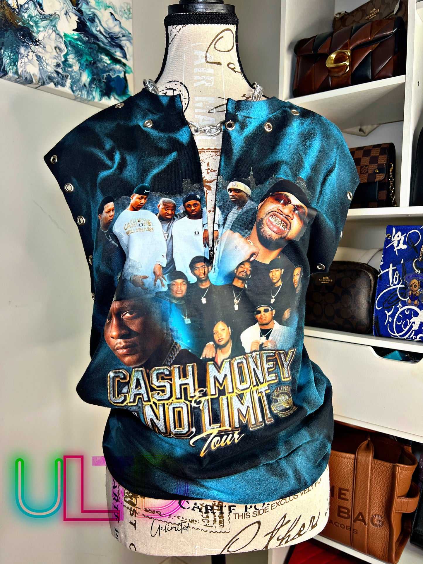 Cash Money x No Limit: Biker Tee