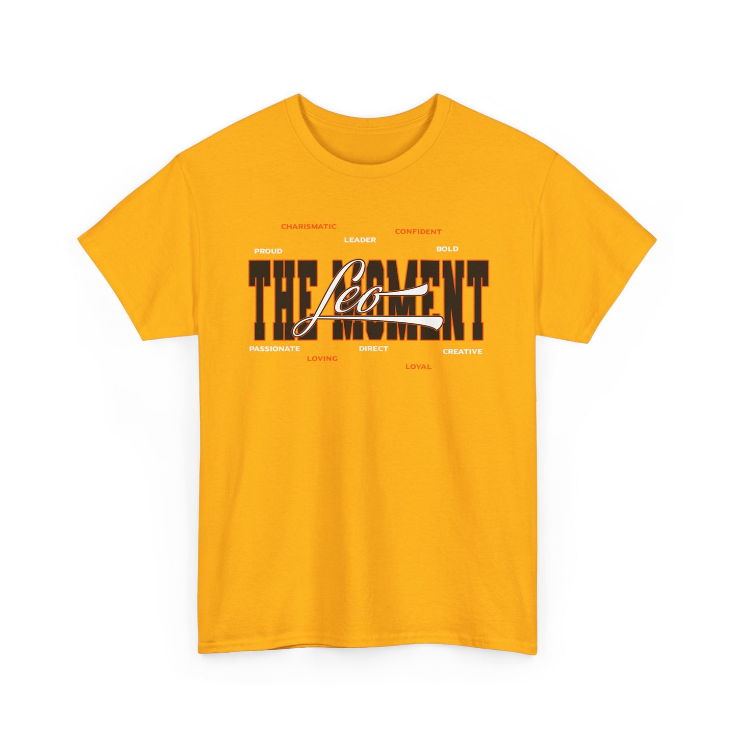 Leo Zodiac T‑Shirt — 'Born to Shine, Built to Lead' Graphic Tee