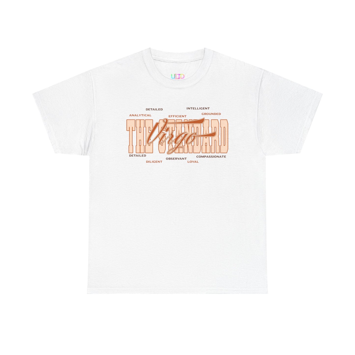 Virgo Graphic Tee — "The Details Hit Different" Astrology Shirt