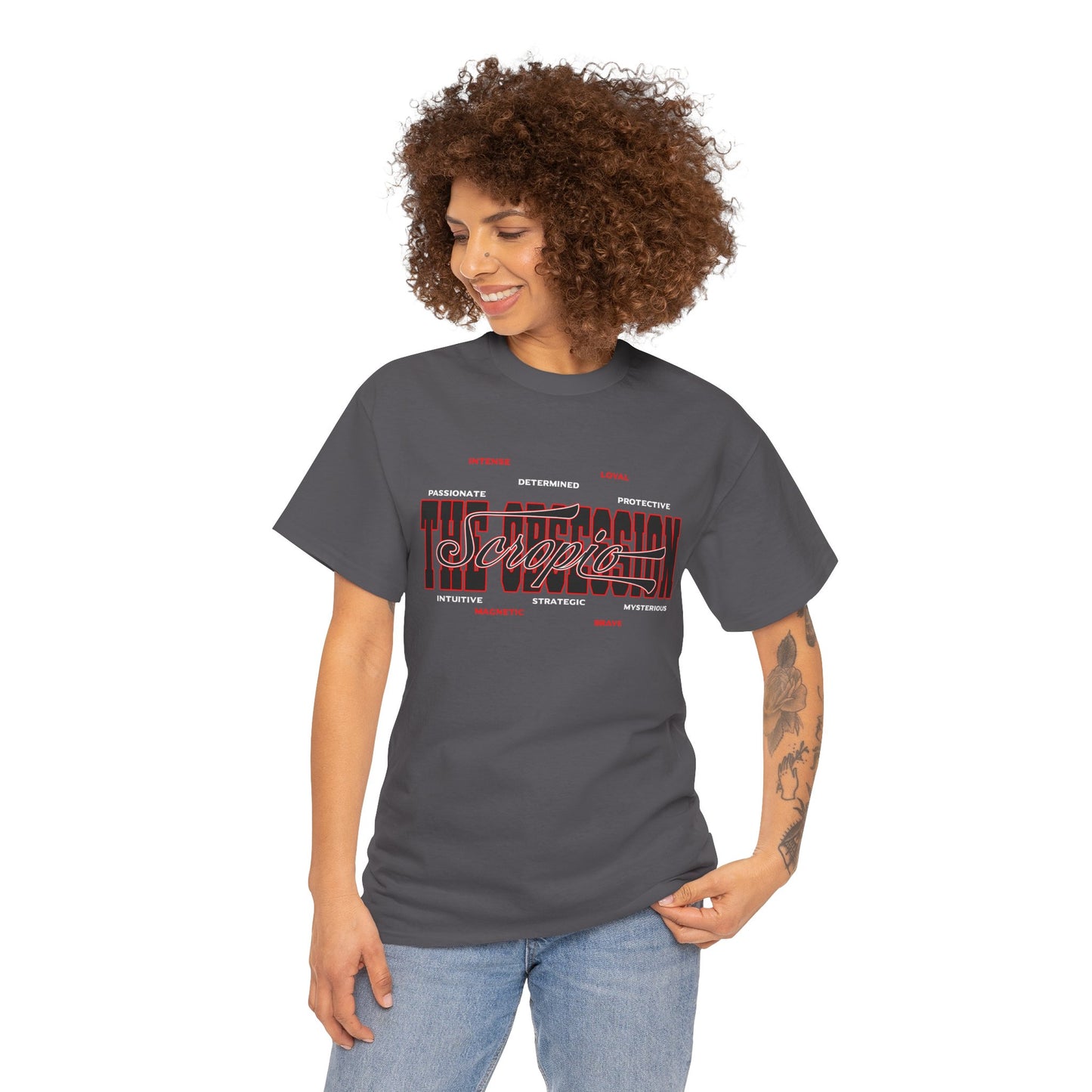 Scorpio Zodiac Tee — “You’ll Feel Me Before You See Me” Black Astrologer Shirt