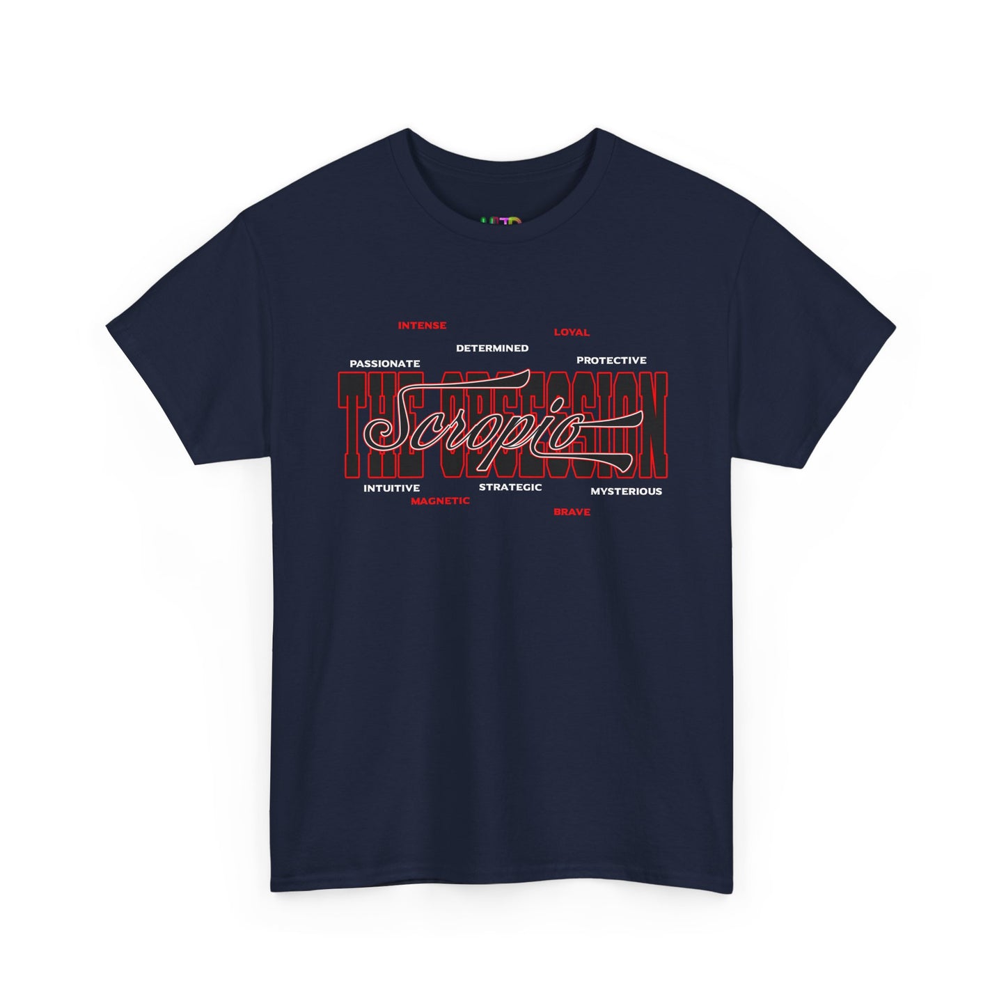 Scorpio Zodiac Tee — “You’ll Feel Me Before You See Me” Black Astrologer Shirt