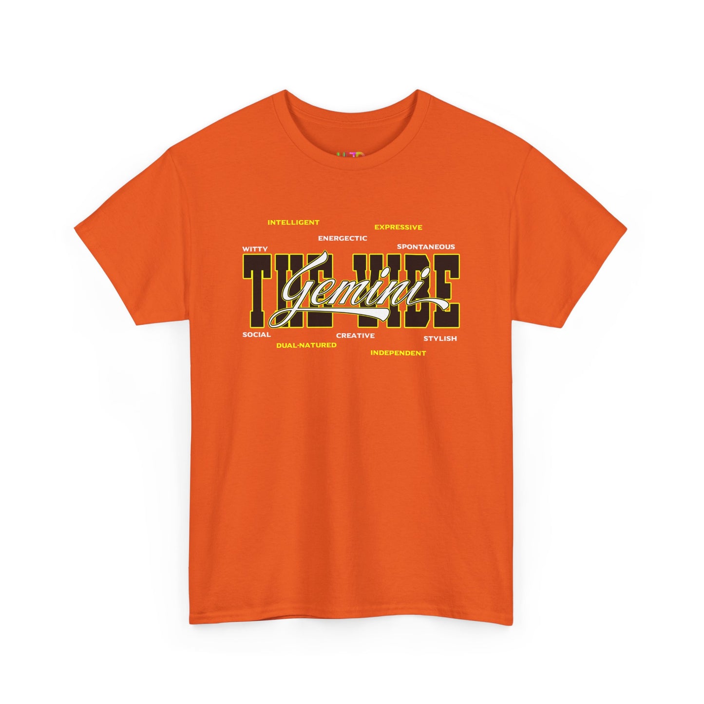 Gemini Zodiac Tee – The Vibe Graphic Astrological Shirt