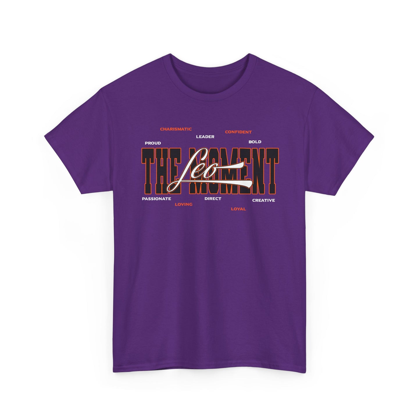 Leo Zodiac T‑Shirt — 'Born to Shine, Built to Lead' Graphic Tee