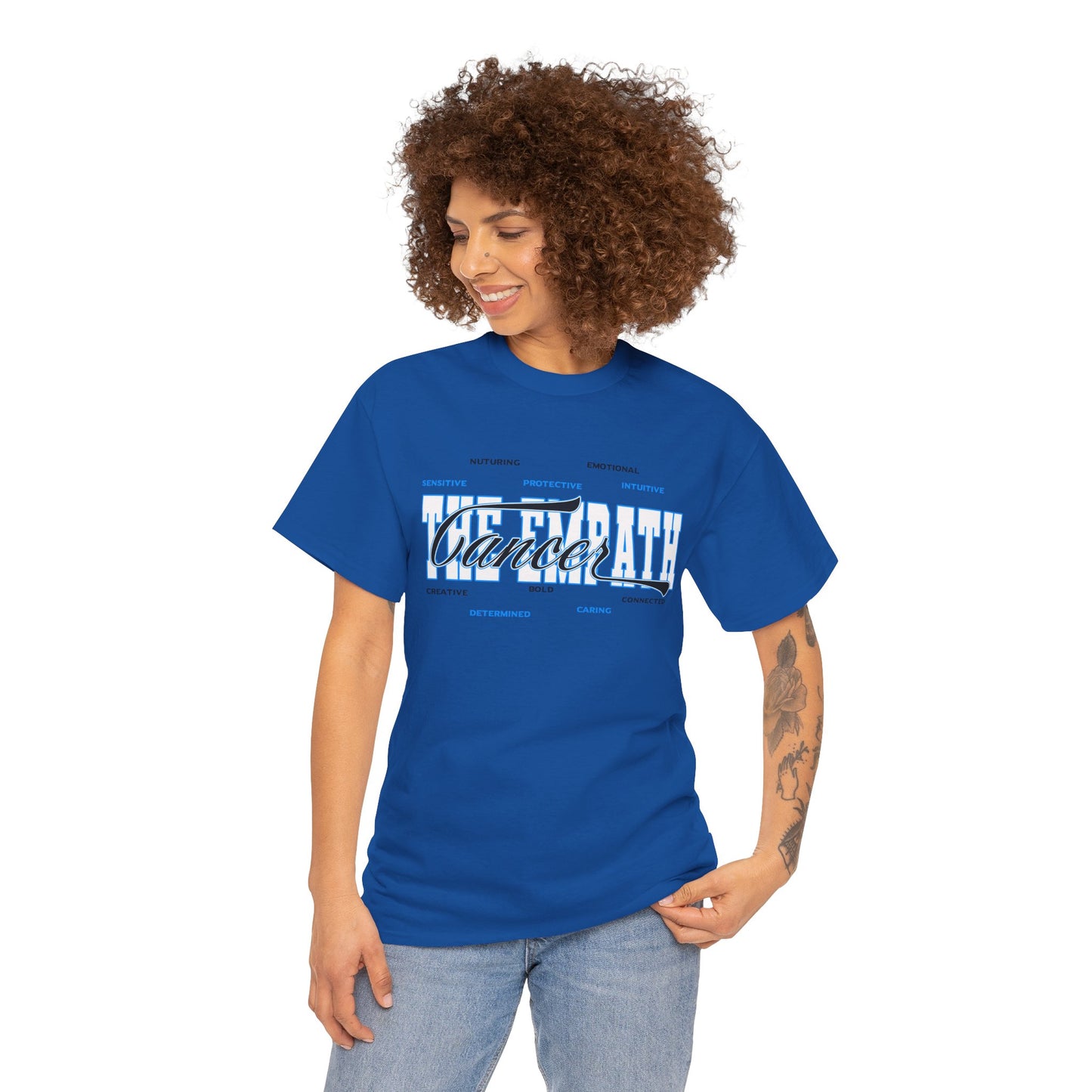 Cancer Zodiac T‑Shirt – 'Soft Heart, Hard Shell, Real Love' Astrological Tee