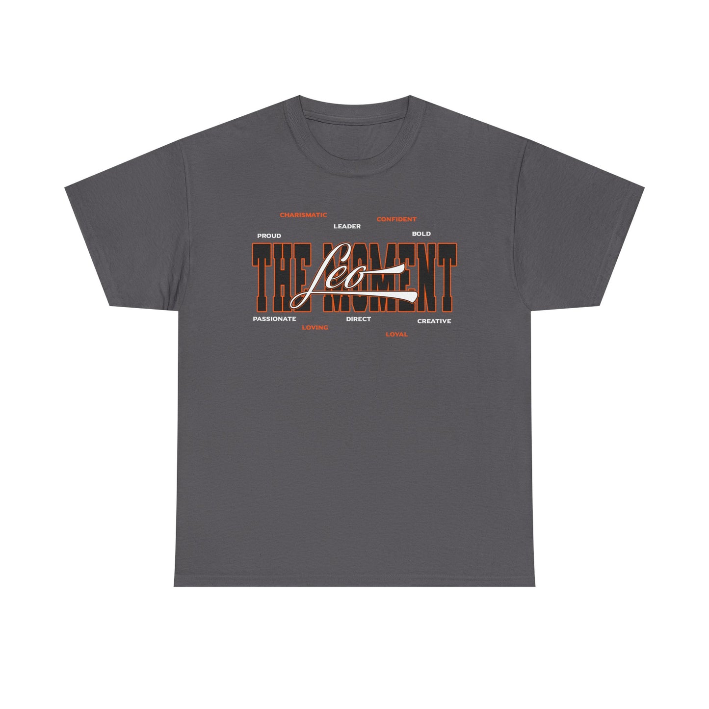 Leo Zodiac T‑Shirt — 'Born to Shine, Built to Lead' Graphic Tee