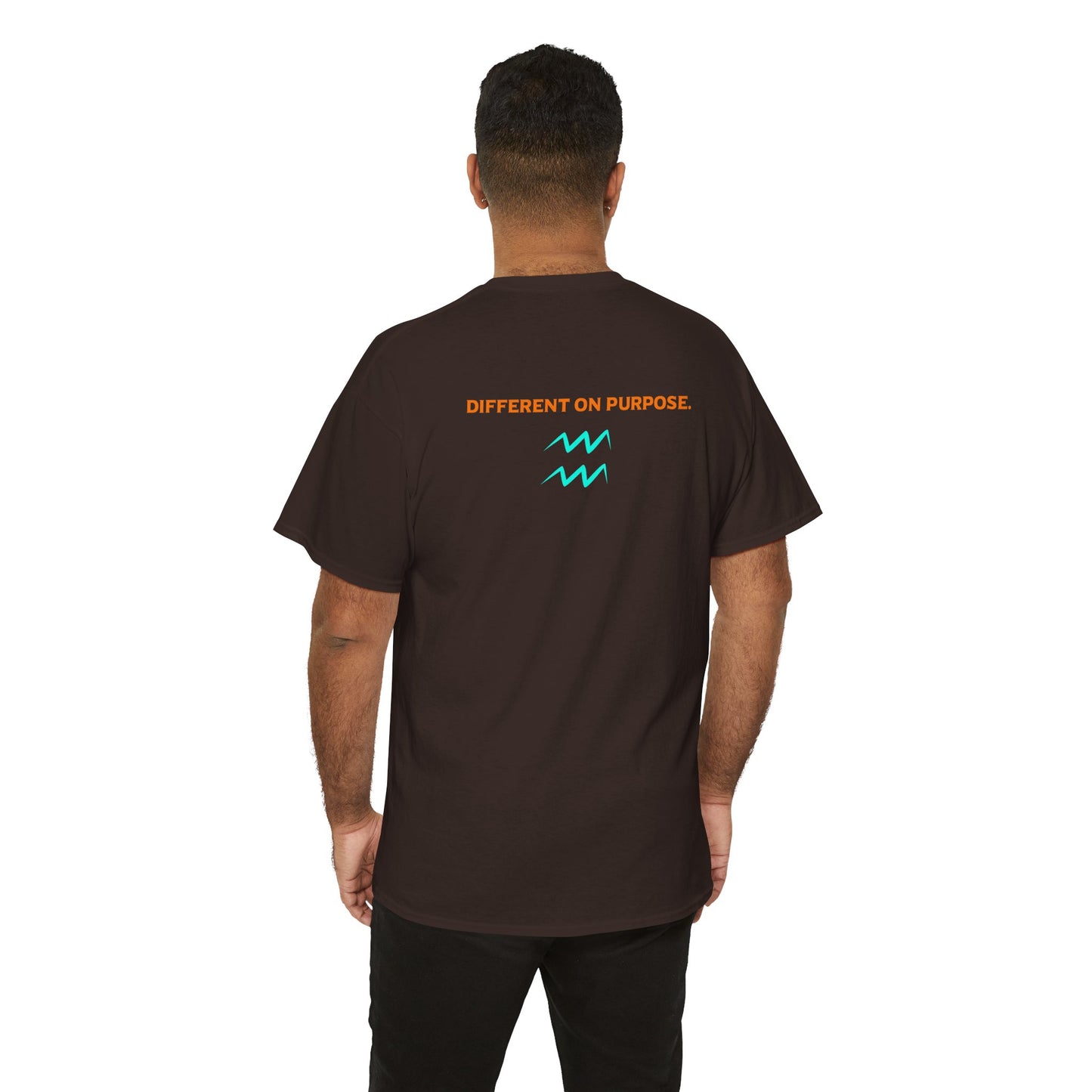 Aquarius Graphic Tee — "Different On Purpose" Casual Streetwear