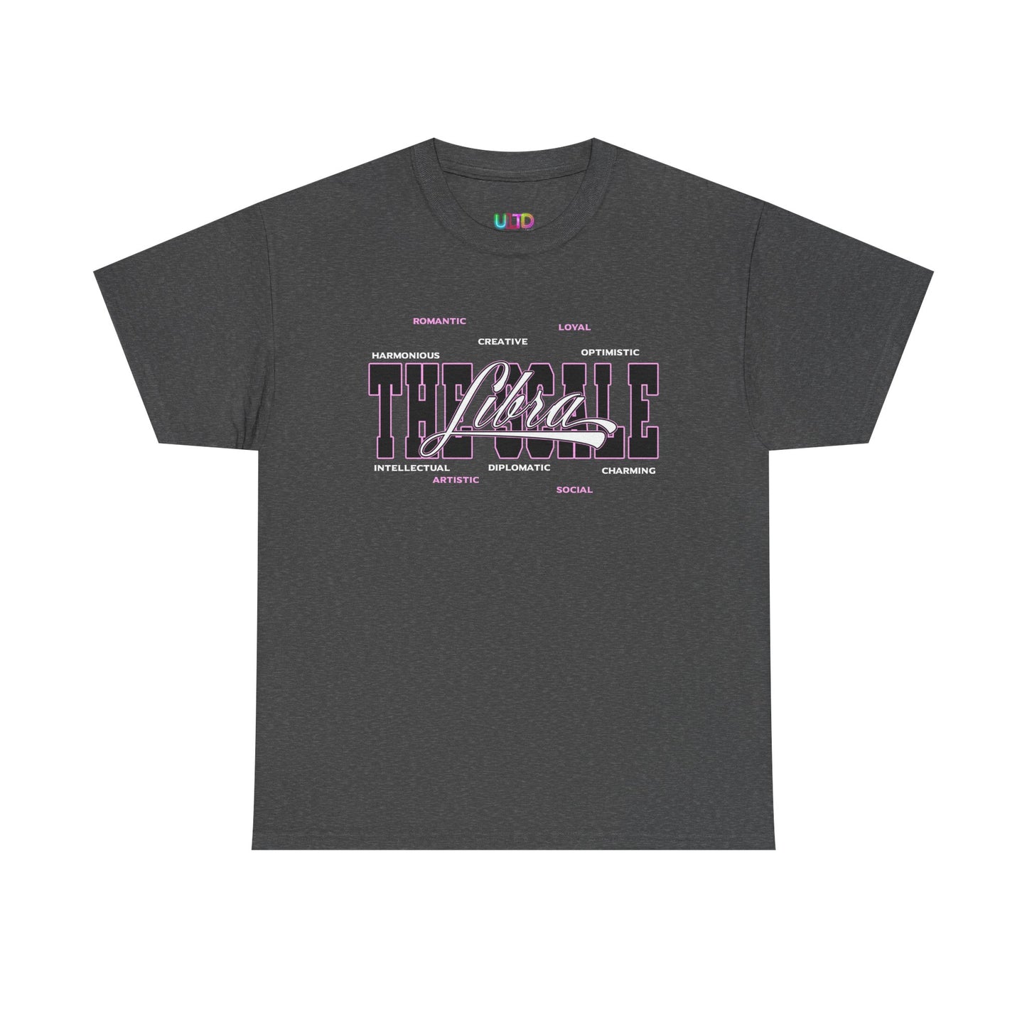 Libra Zodiac T‑Shirt — 'Balanced by Choice' Pink Graphic Tee