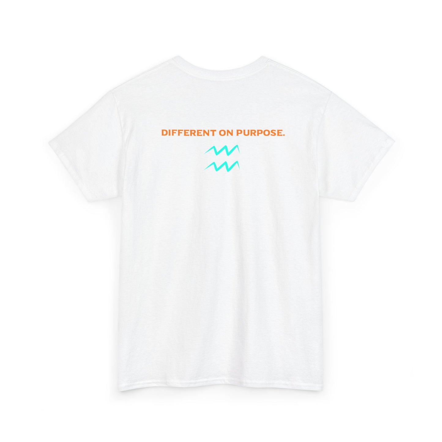 Aquarius Graphic Tee — "Different On Purpose" Casual Streetwear