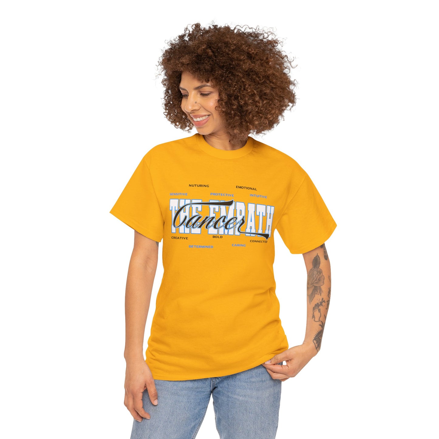 Cancer Zodiac T‑Shirt – 'Soft Heart, Hard Shell, Real Love' Astrological Tee