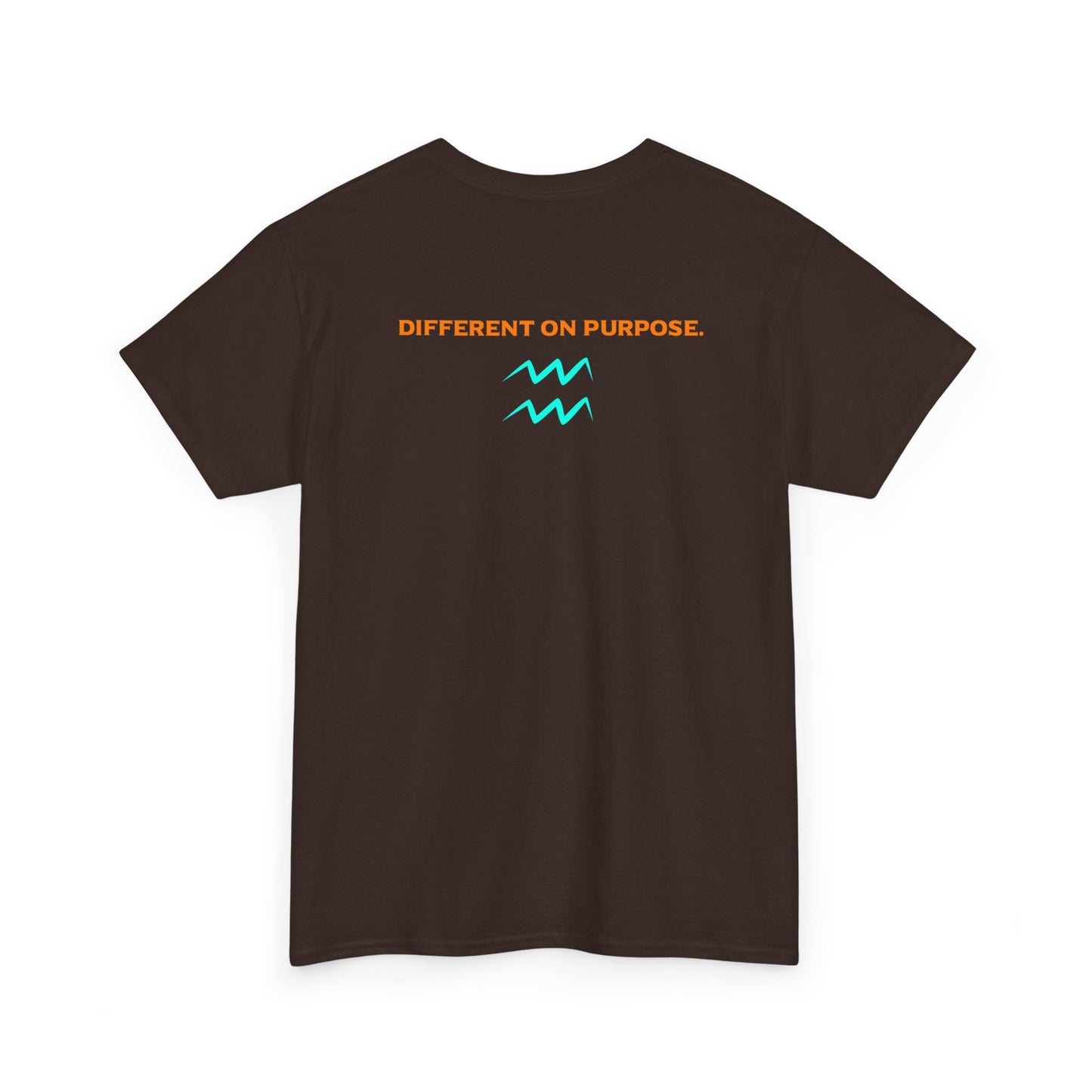 Aquarius Graphic Tee — "Different On Purpose" Casual Streetwear