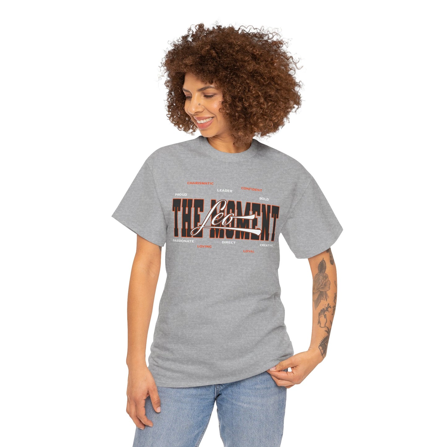Leo Zodiac T‑Shirt — 'Born to Shine, Built to Lead' Graphic Tee