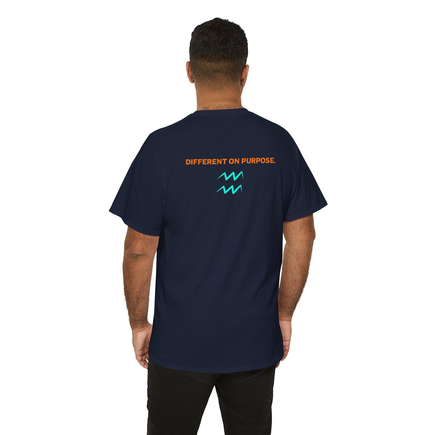 Aquarius Graphic Tee — "Different On Purpose" Casual Streetwear