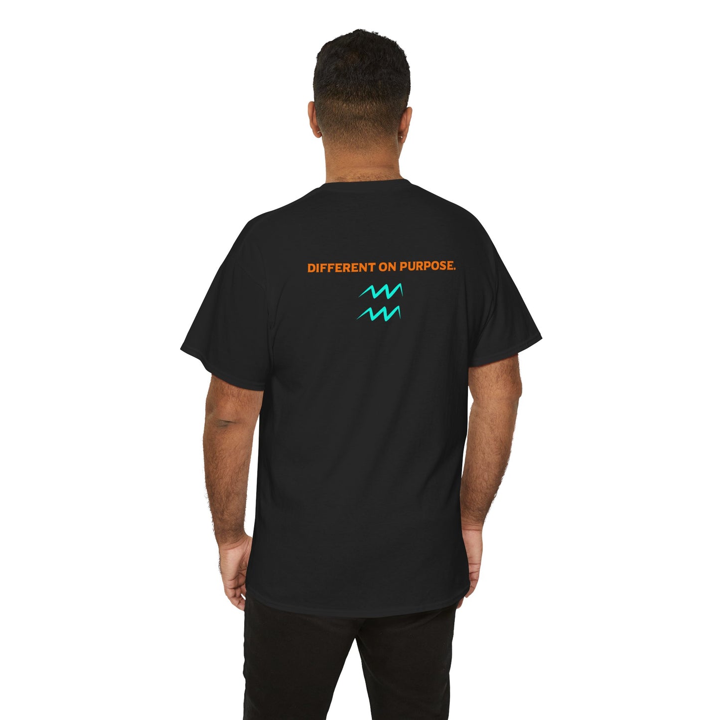 Aquarius Graphic Tee — "Different On Purpose" Casual Streetwear