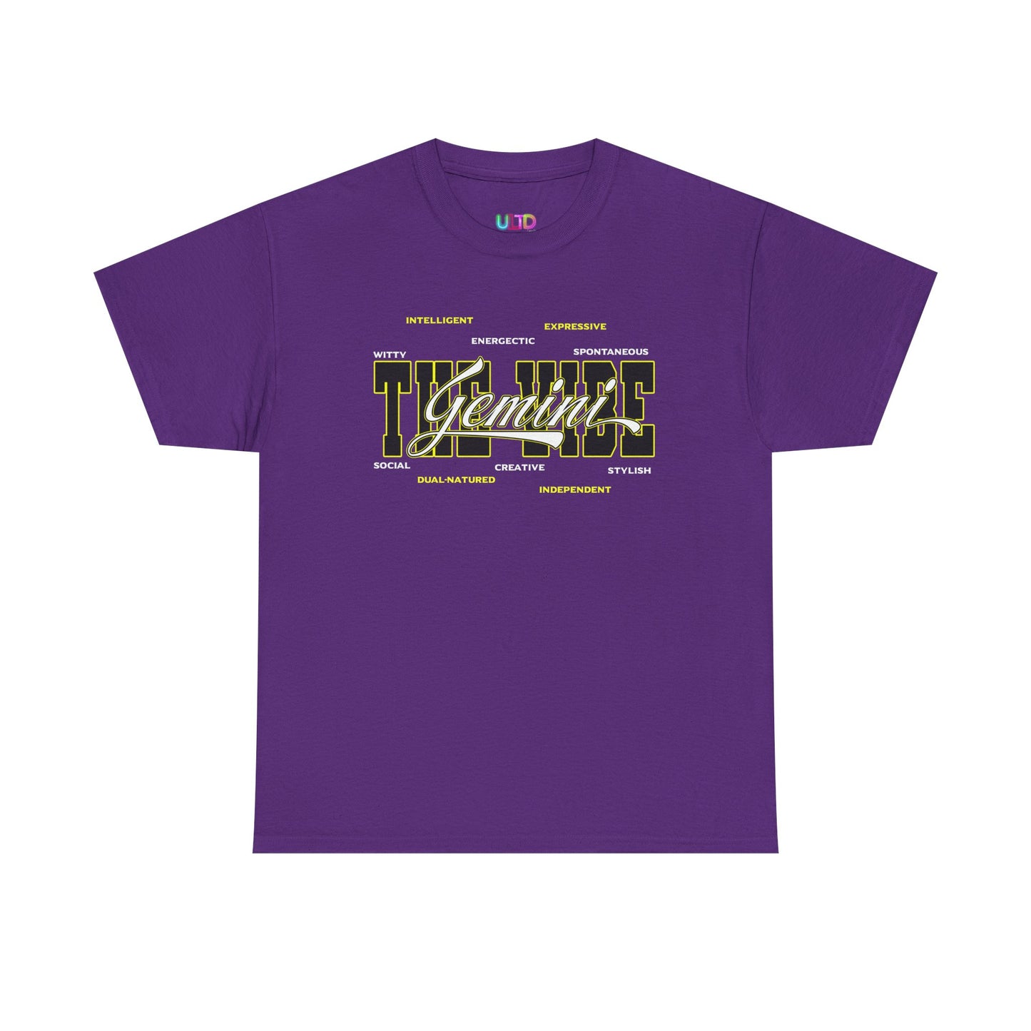 Gemini Zodiac Tee – The Vibe Graphic Astrological Shirt