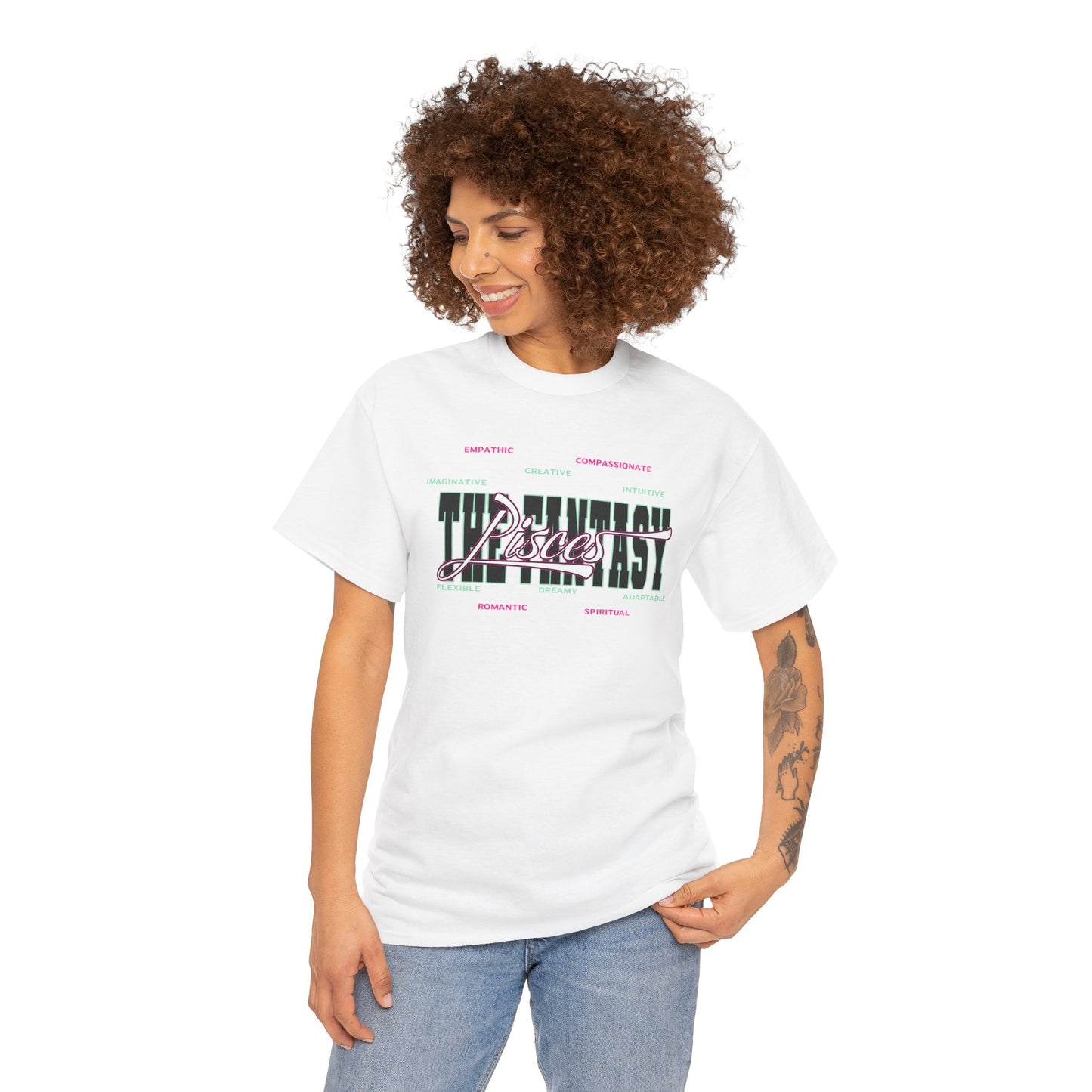 Pisces Dreamer T-Shirt — Astrological Pisces Tee with “Feel It. Dream It. Live It.”