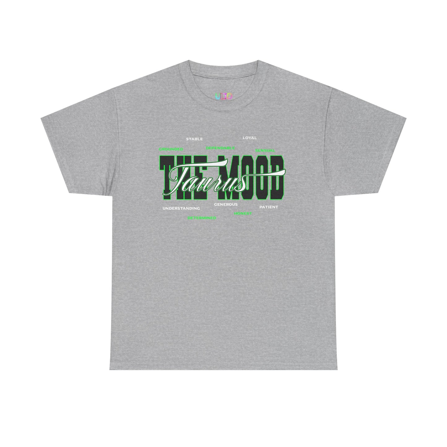 Taurus Zodiac Tee — Green Retro Horoscope Graphic Shirt