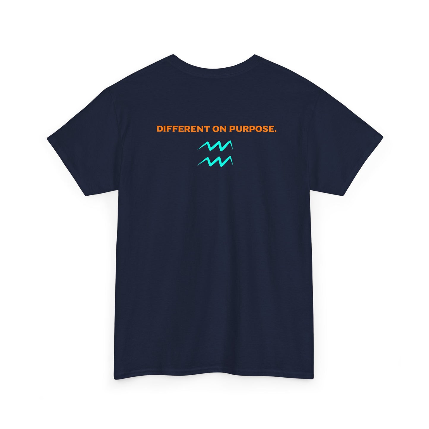 Aquarius Graphic Tee — "Different On Purpose" Casual Streetwear