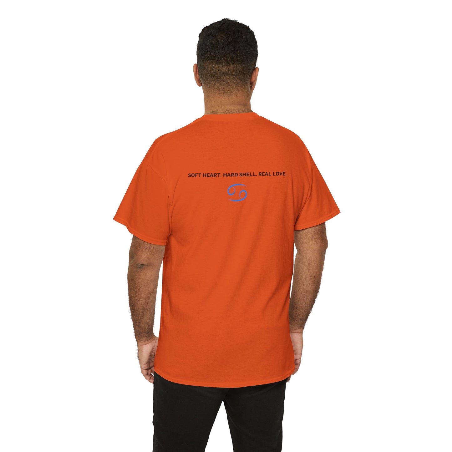 Cancer Zodiac T‑Shirt – 'Soft Heart, Hard Shell, Real Love' Astrological Tee