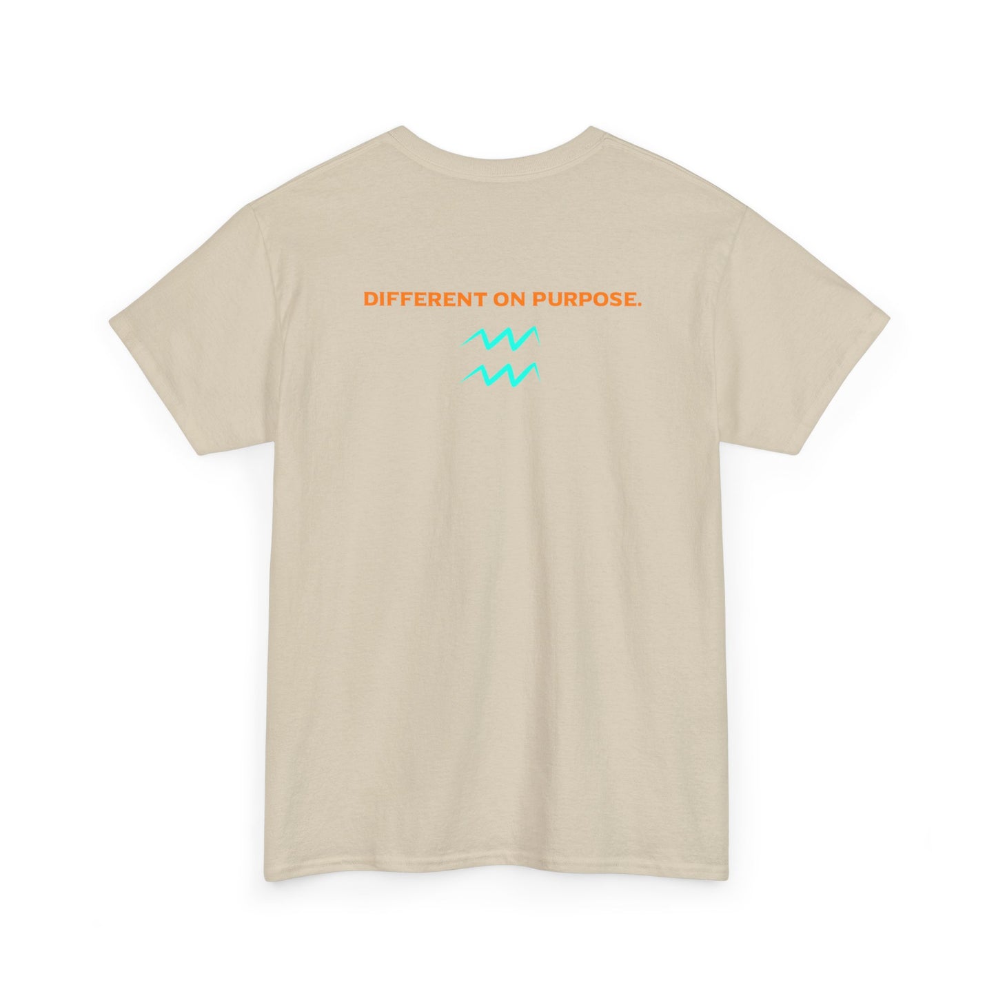 Aquarius Graphic Tee — "Different On Purpose" Casual Streetwear