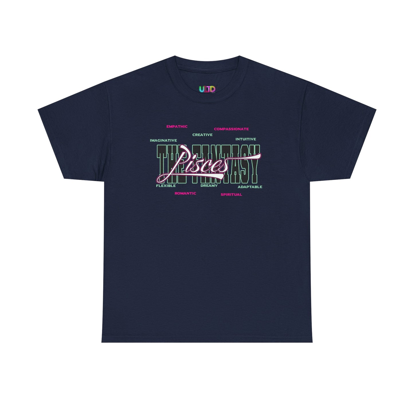 Pisces Dreamer T-Shirt — Astrological Pisces Tee with “Feel It. Dream It. Live It.”