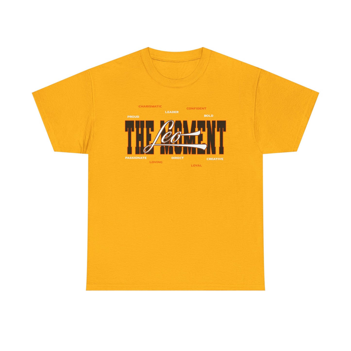 Leo Zodiac T‑Shirt — 'Born to Shine, Built to Lead' Graphic Tee