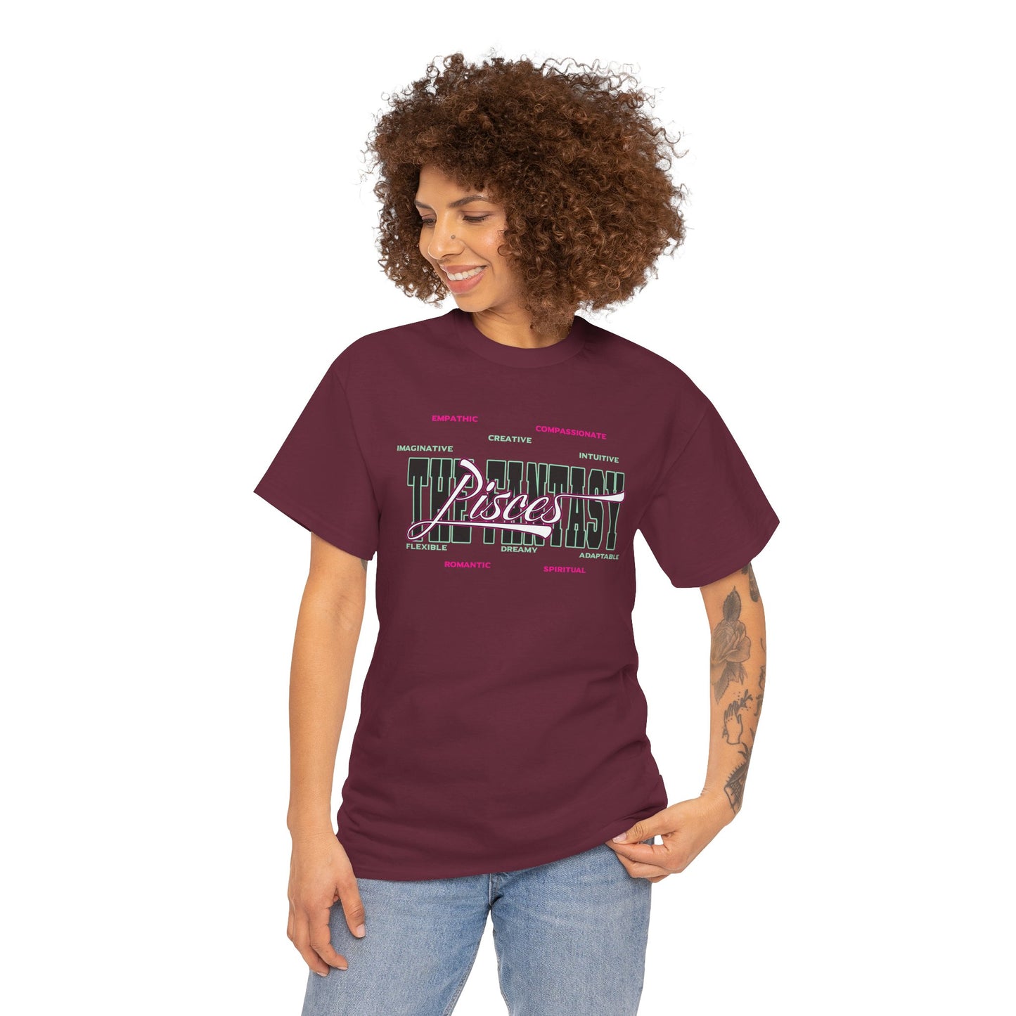 Pisces Dreamer T-Shirt — Astrological Pisces Tee with “Feel It. Dream It. Live It.”