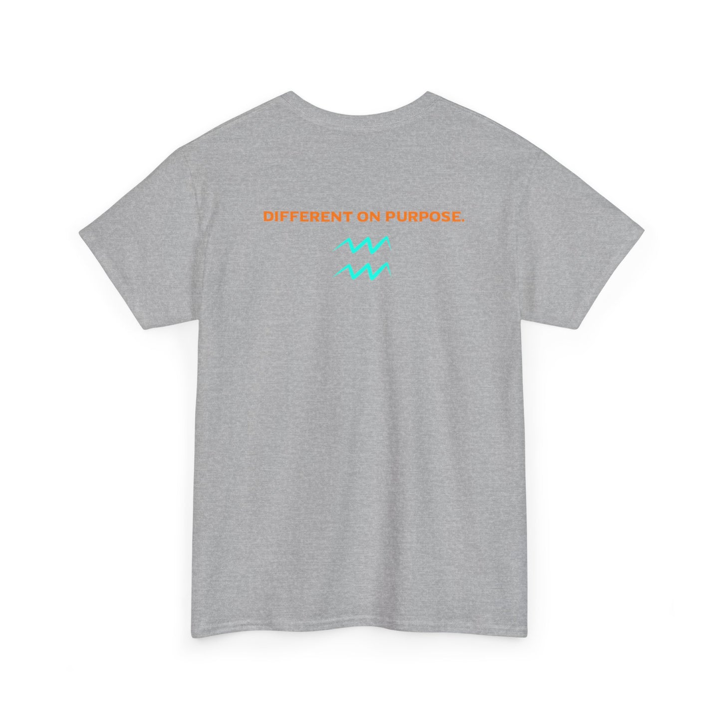 Aquarius Graphic Tee — "Different On Purpose" Casual Streetwear