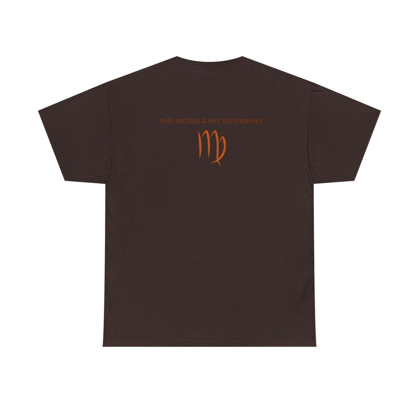 Virgo Graphic Tee — "The Details Hit Different" Astrology Shirt