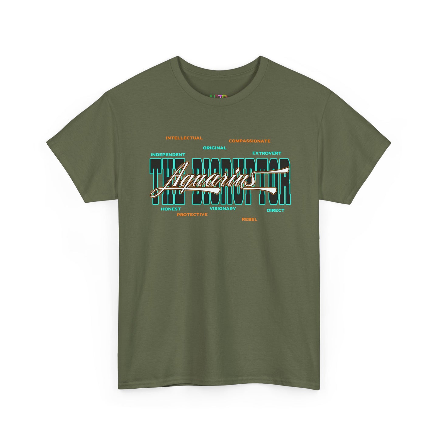 Aquarius Graphic Tee — "Different On Purpose" Casual Streetwear