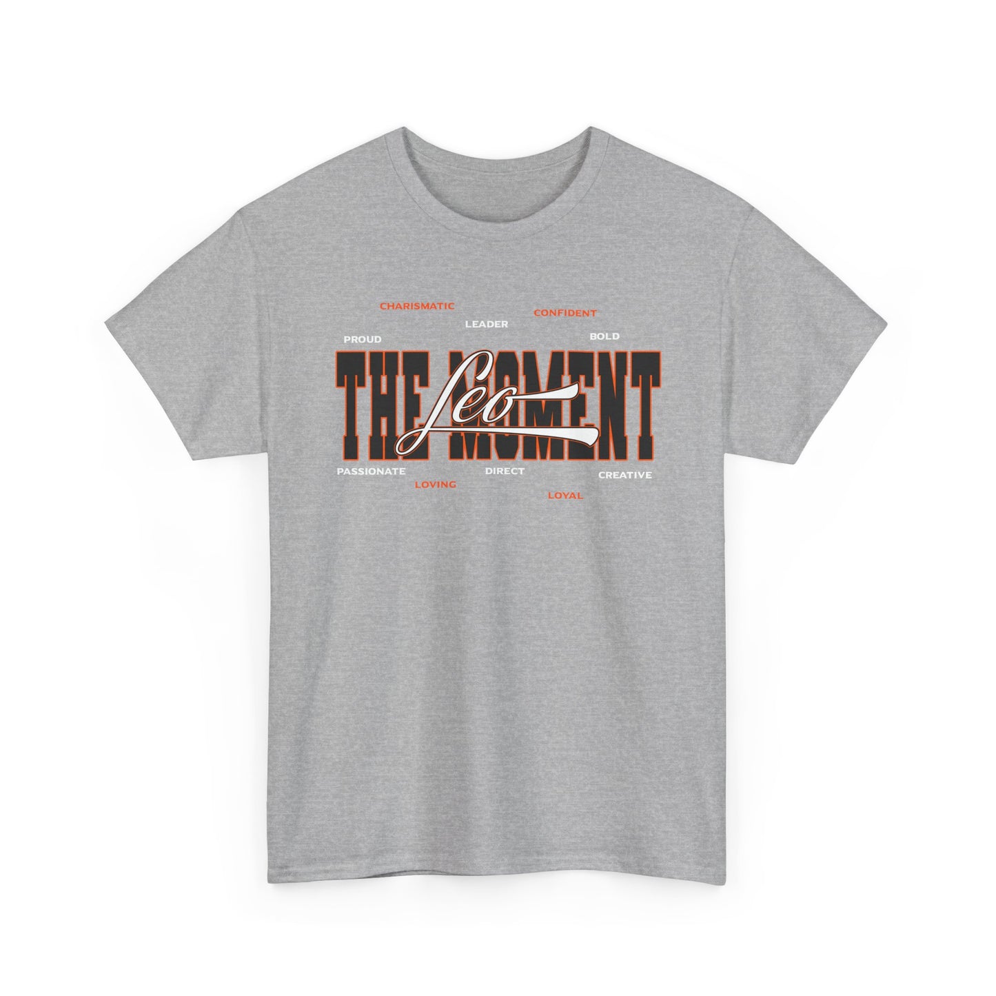 Leo Zodiac T‑Shirt — 'Born to Shine, Built to Lead' Graphic Tee