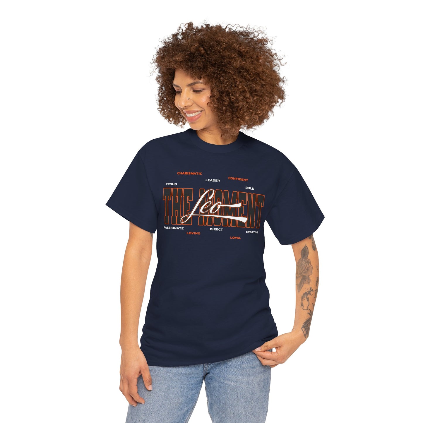 Leo Zodiac T‑Shirt — 'Born to Shine, Built to Lead' Graphic Tee