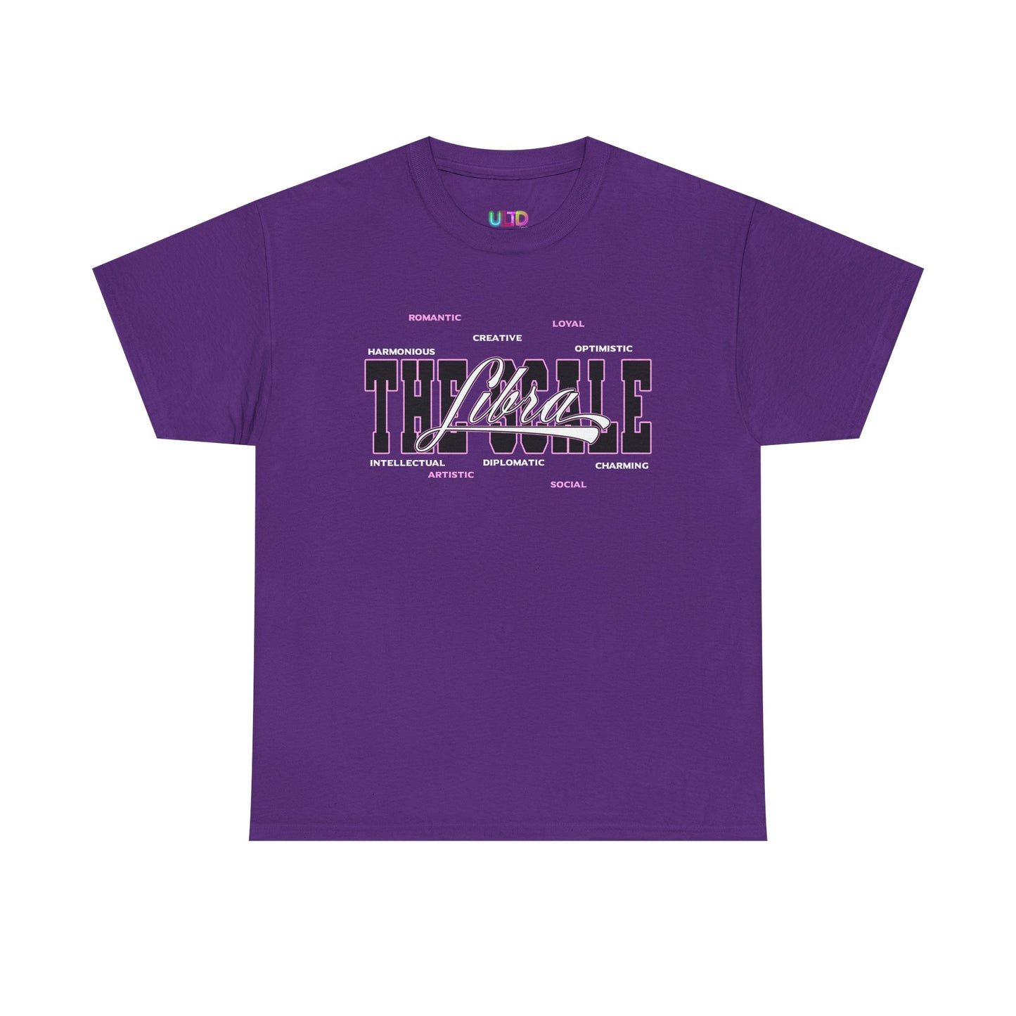 Libra Zodiac T‑Shirt — 'Balanced by Choice' Pink Graphic Tee
