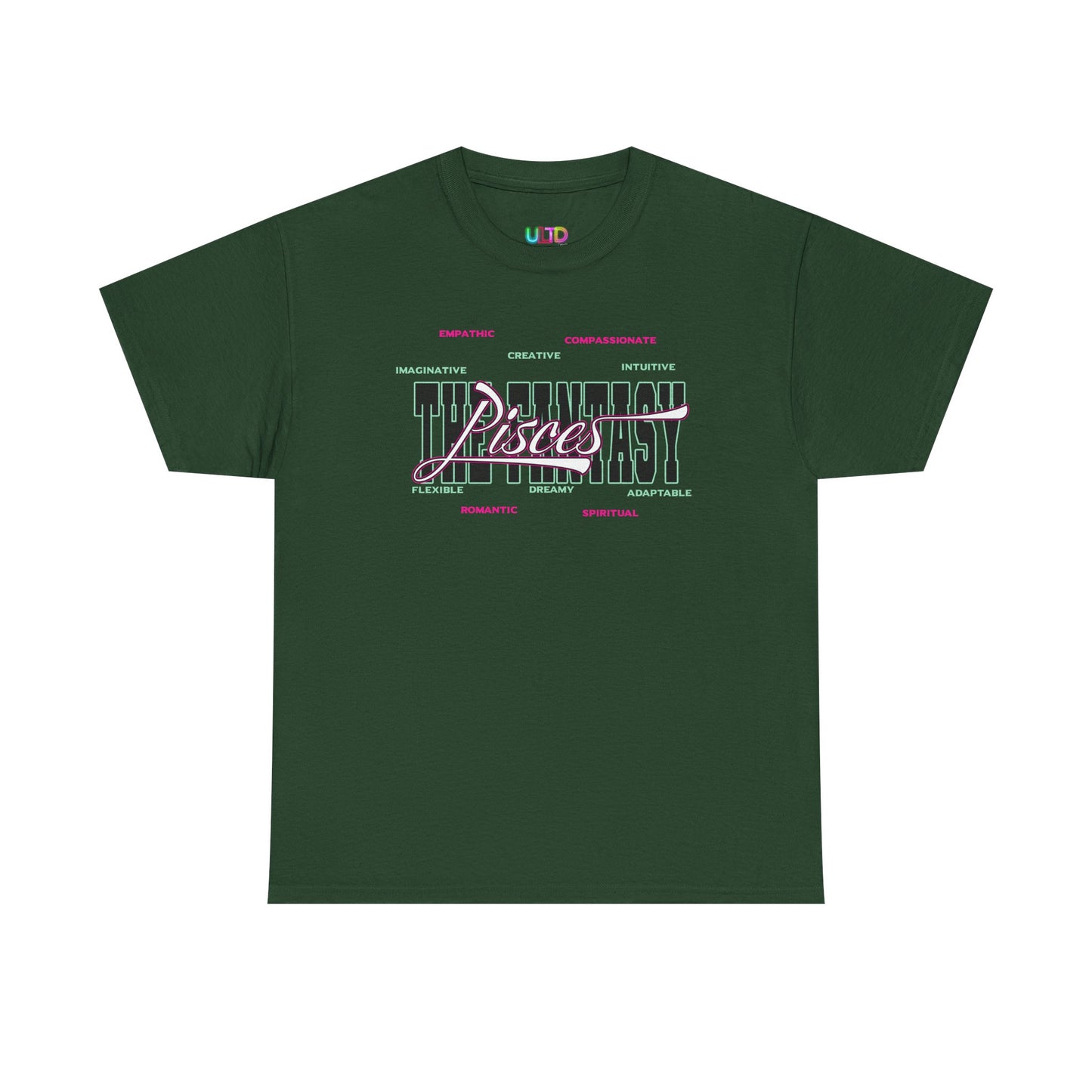 Pisces Dreamer T-Shirt — Astrological Pisces Tee with “Feel It. Dream It. Live It.”