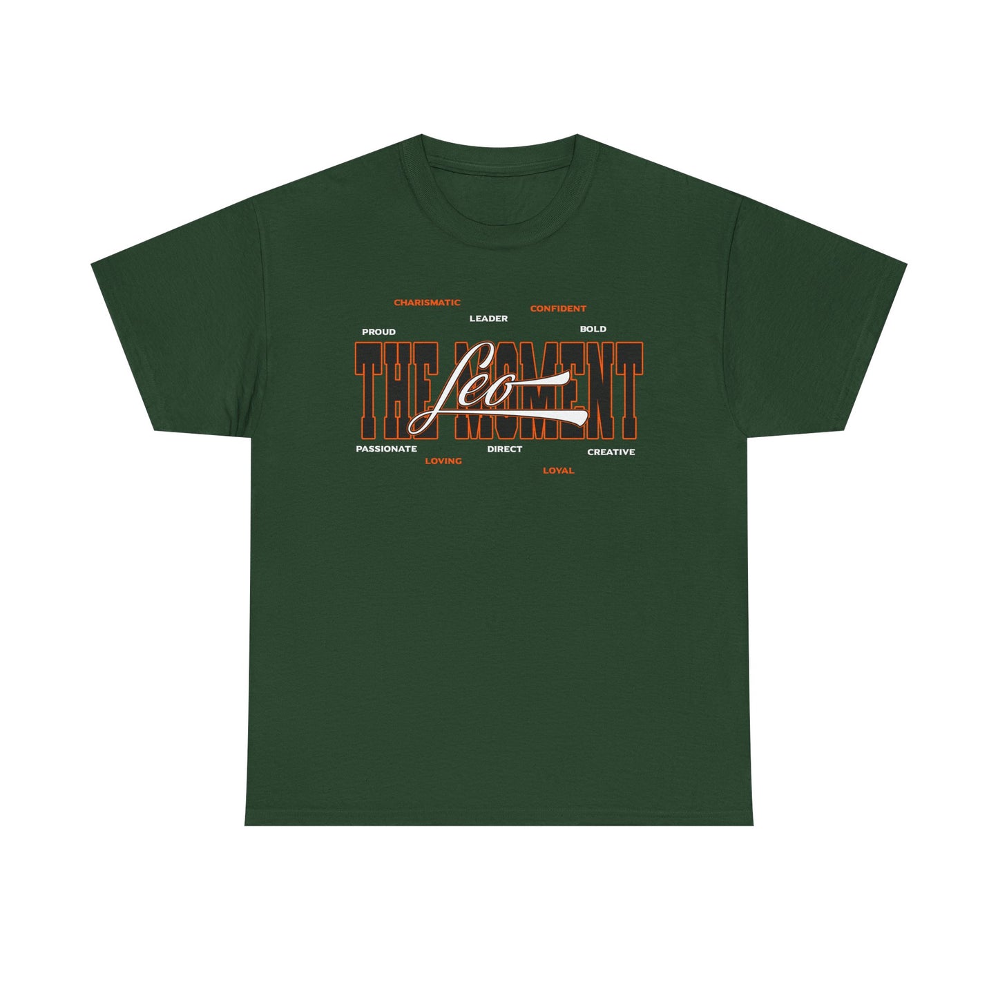 Leo Zodiac T‑Shirt — 'Born to Shine, Built to Lead' Graphic Tee