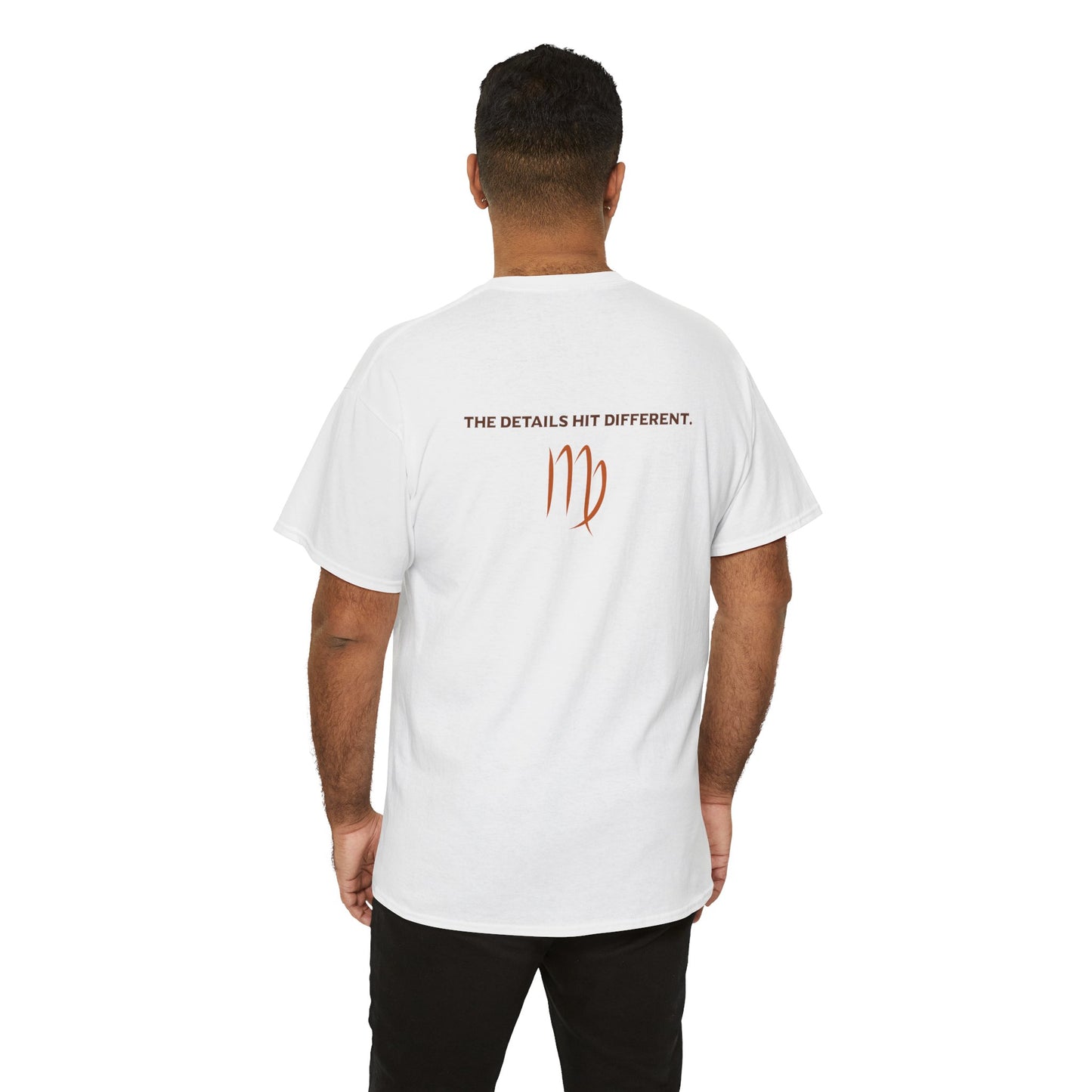 Virgo Graphic Tee — "The Details Hit Different" Astrology Shirt