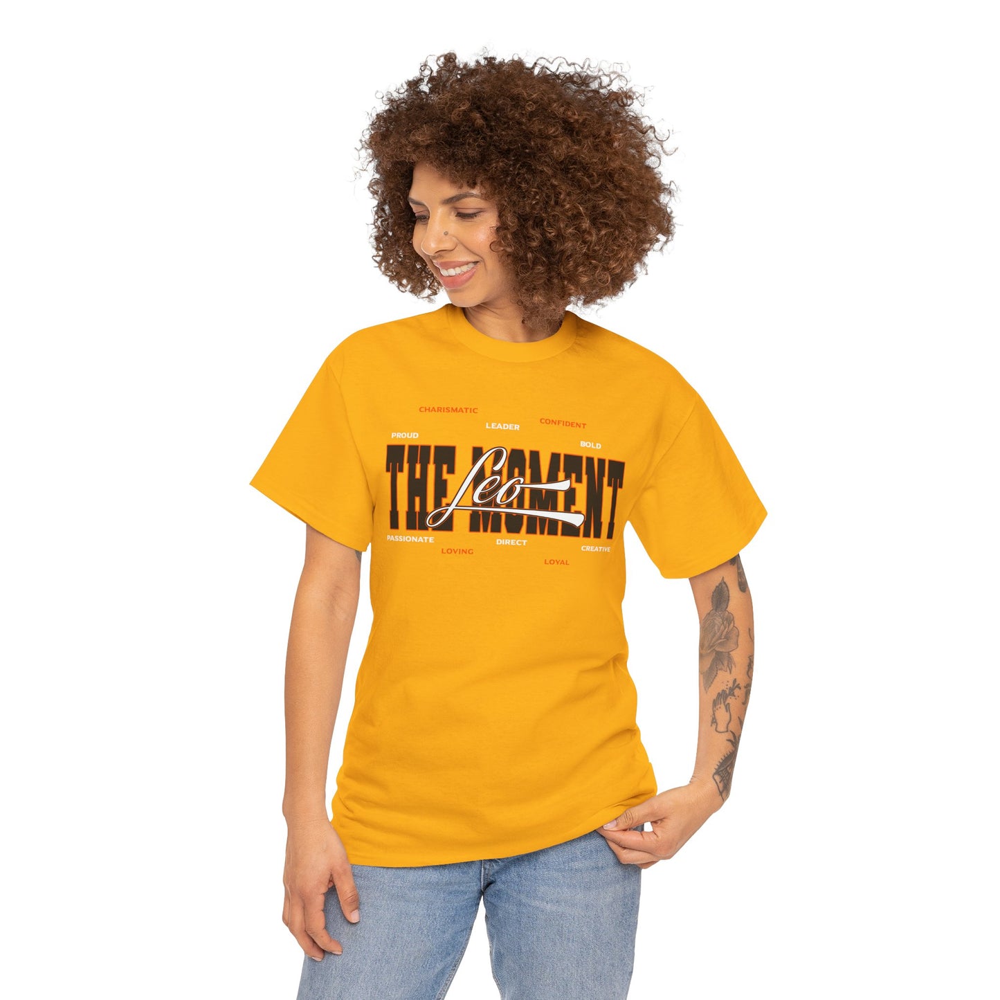 Leo Zodiac T‑Shirt — 'Born to Shine, Built to Lead' Graphic Tee