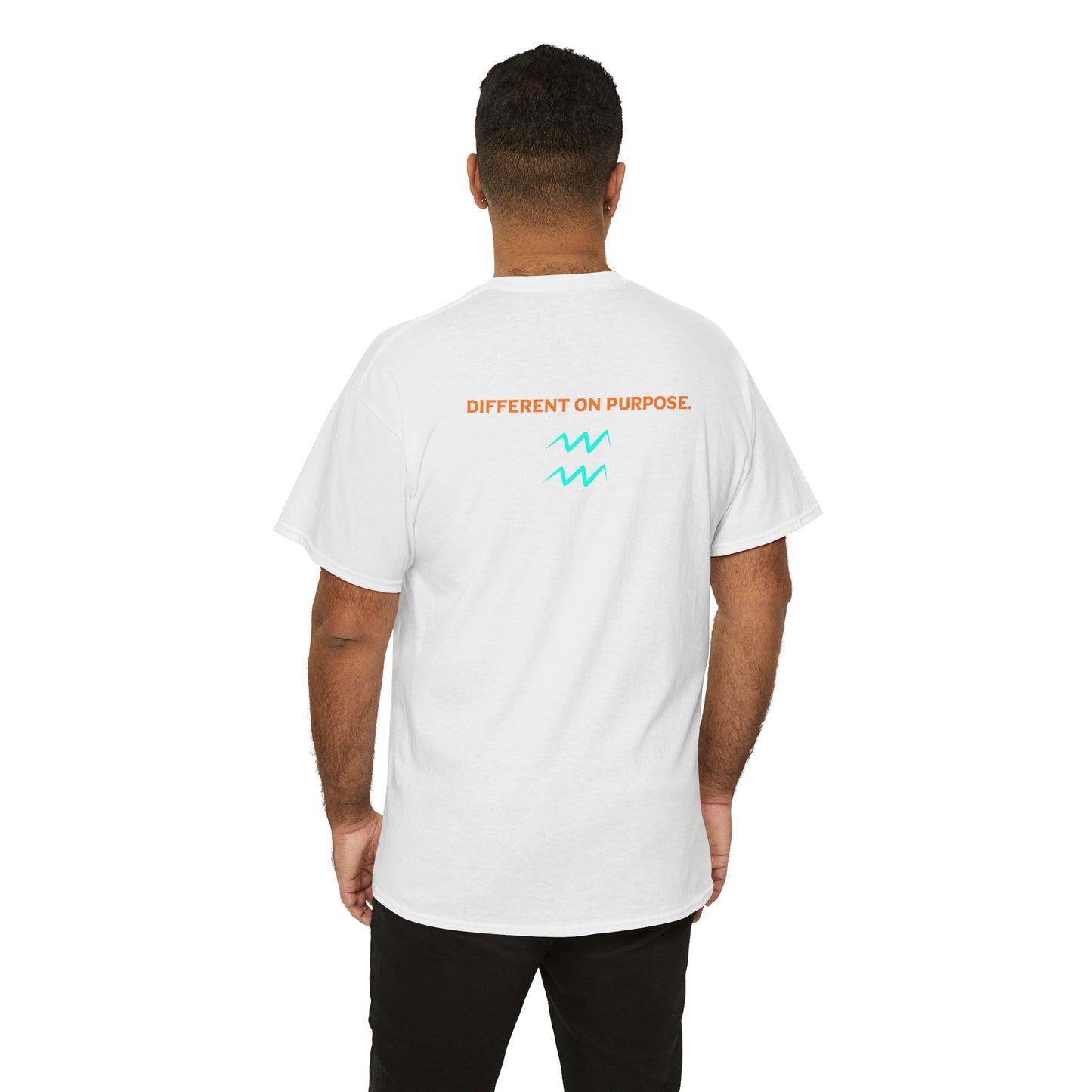 Aquarius Graphic Tee — "Different On Purpose" Casual Streetwear