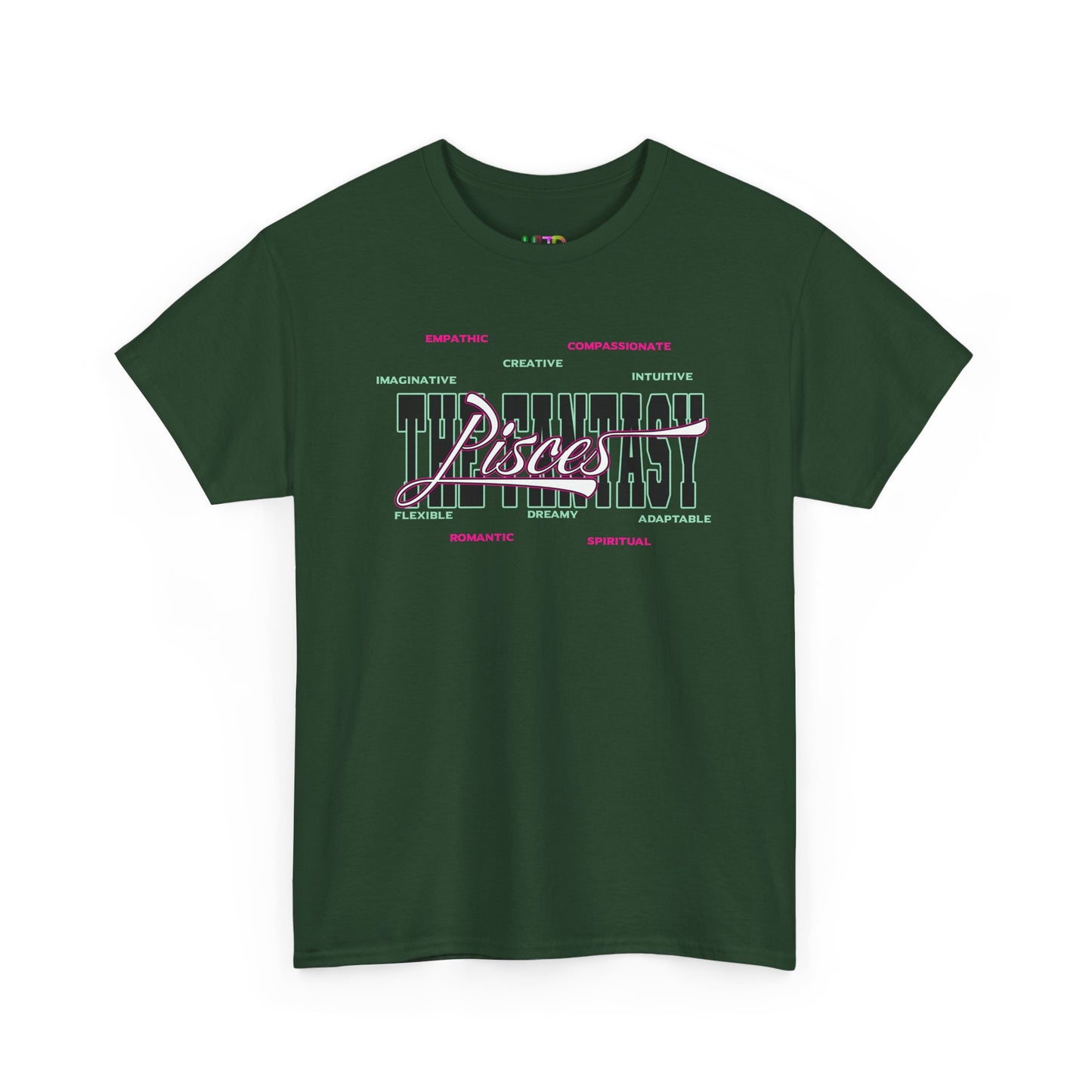 Pisces Dreamer T-Shirt — Astrological Pisces Tee with “Feel It. Dream It. Live It.”