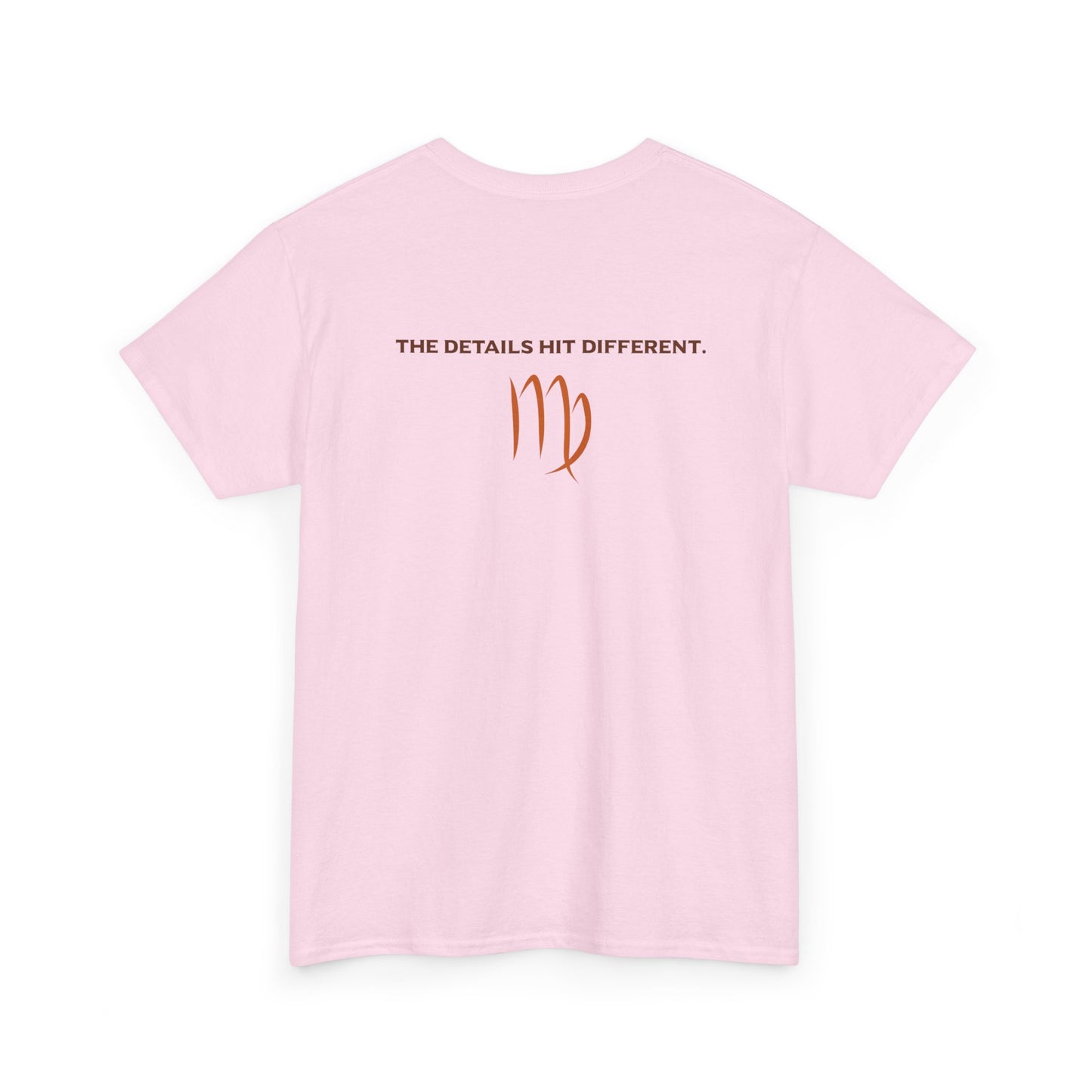 Virgo Graphic Tee — "The Details Hit Different" Astrology Shirt