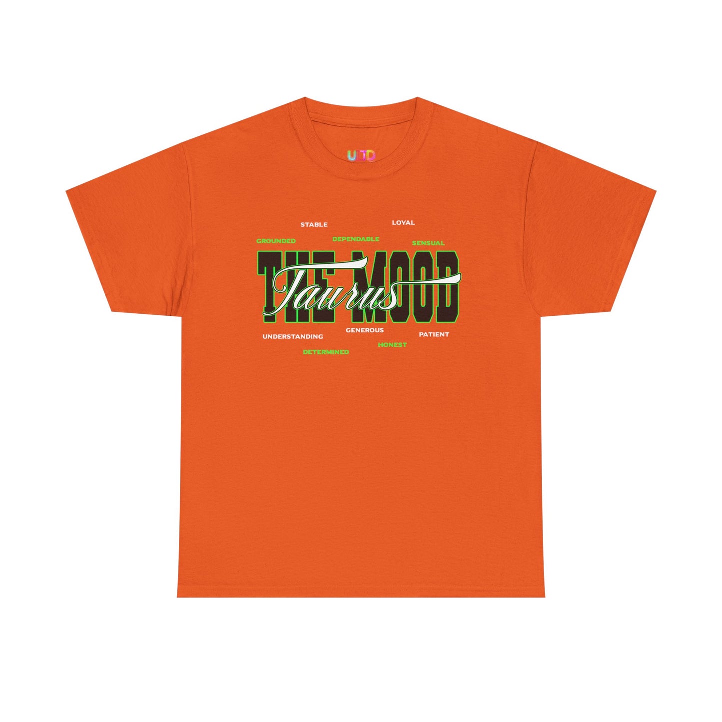 Taurus Zodiac Tee — Green Retro Horoscope Graphic Shirt