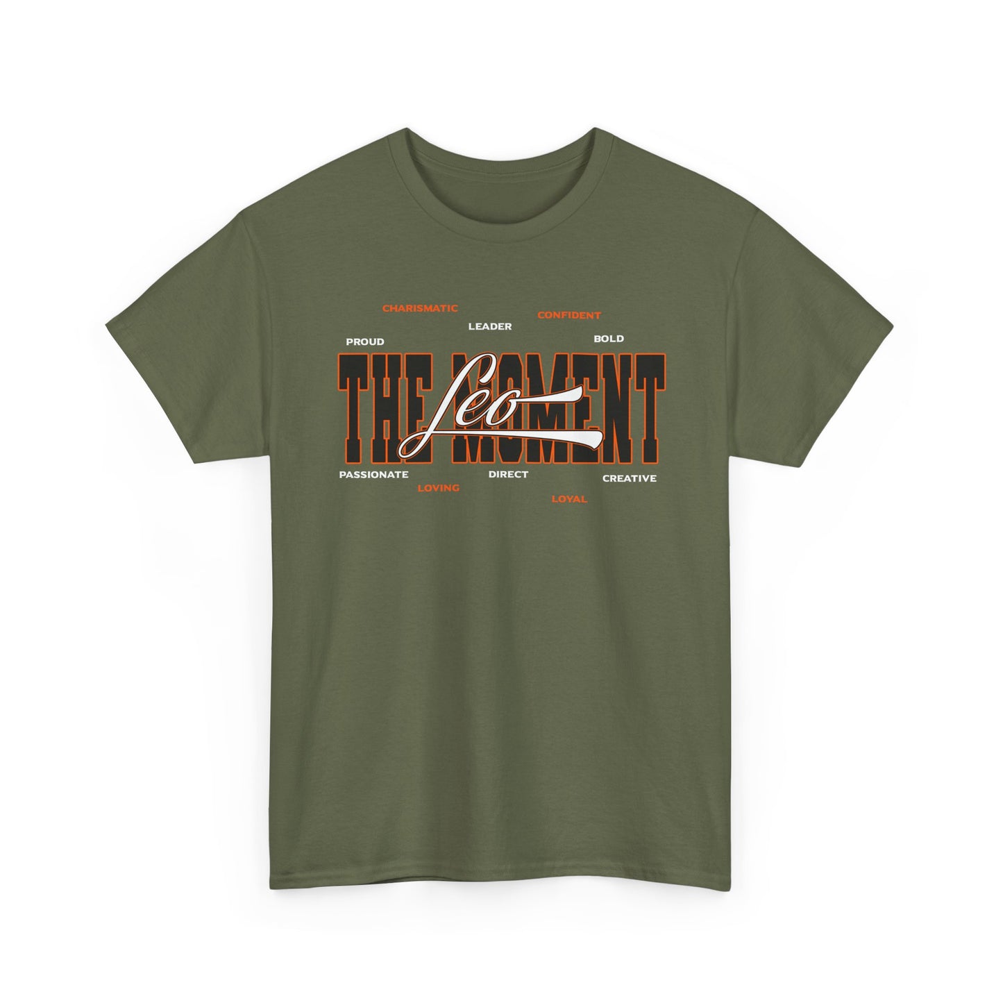Leo Zodiac T‑Shirt — 'Born to Shine, Built to Lead' Graphic Tee