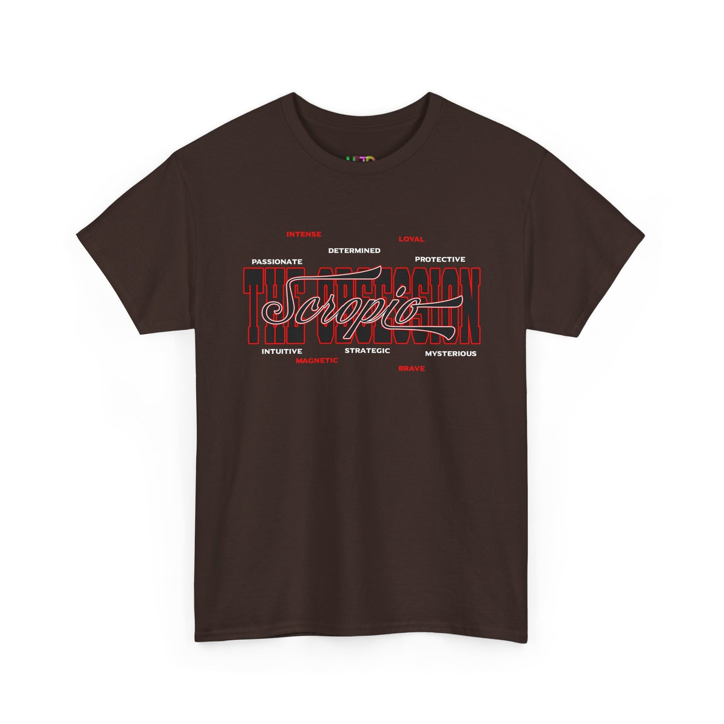 Scorpio Zodiac Tee — “You’ll Feel Me Before You See Me” Black Astrologer Shirt