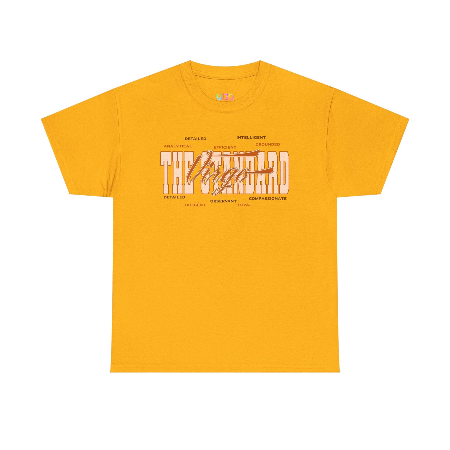 Virgo Graphic Tee — "The Details Hit Different" Astrology Shirt