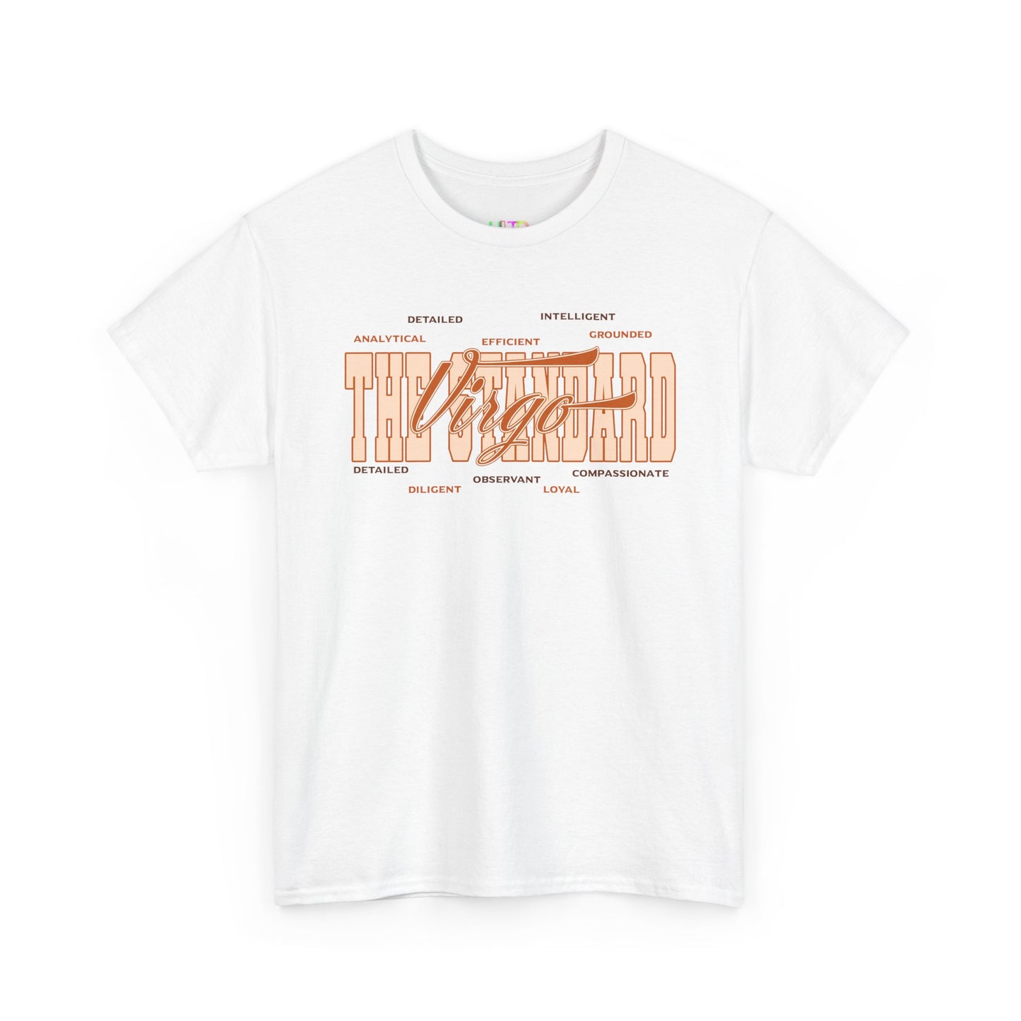 Virgo Graphic Tee — "The Details Hit Different" Astrology Shirt