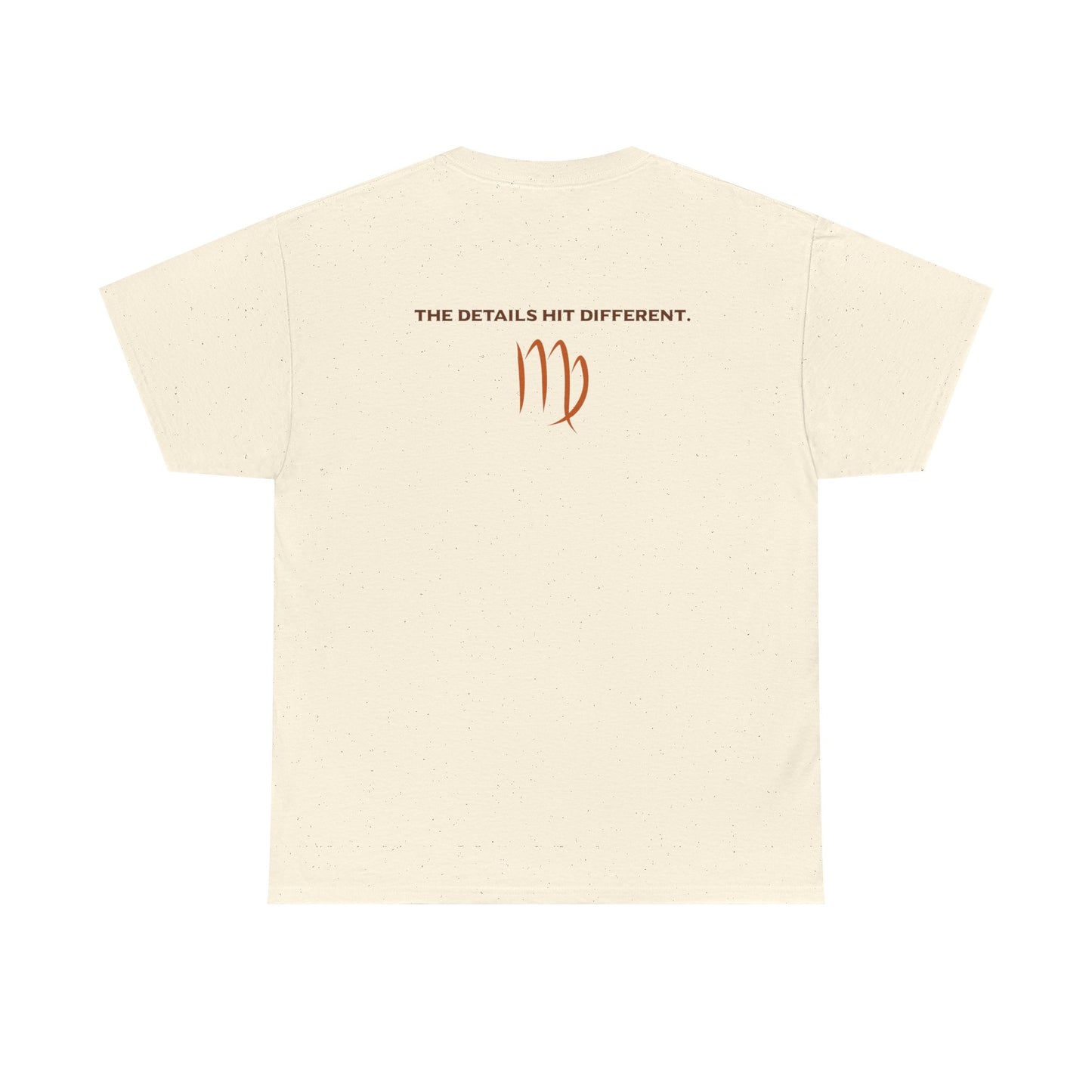 Virgo Graphic Tee — "The Details Hit Different" Astrology Shirt