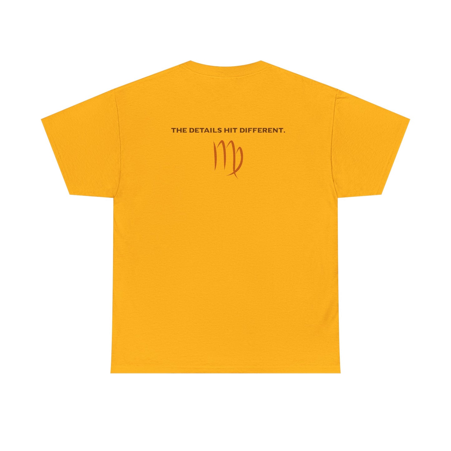 Virgo Graphic Tee — "The Details Hit Different" Astrology Shirt