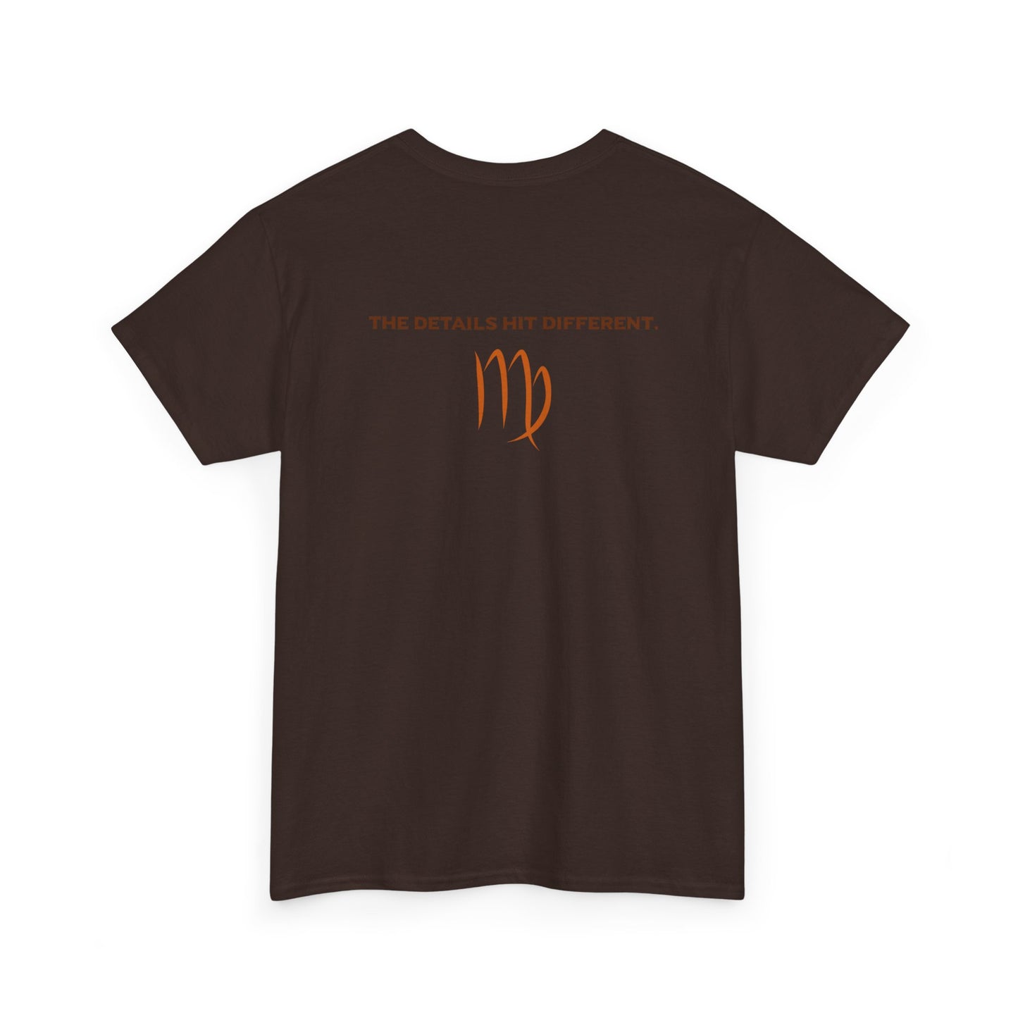 Virgo Graphic Tee — "The Details Hit Different" Astrology Shirt