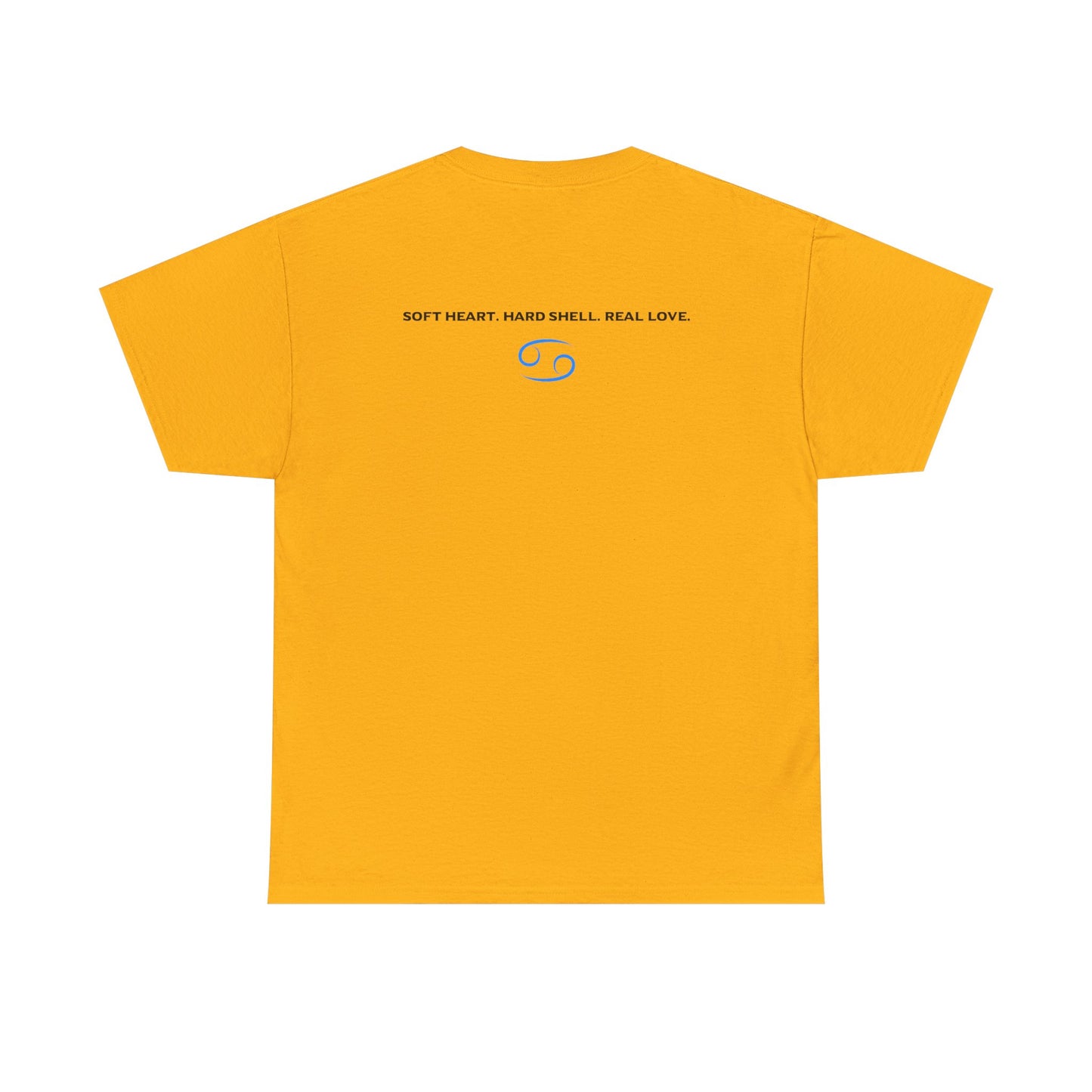 Cancer Zodiac T‑Shirt – 'Soft Heart, Hard Shell, Real Love' Astrological Tee