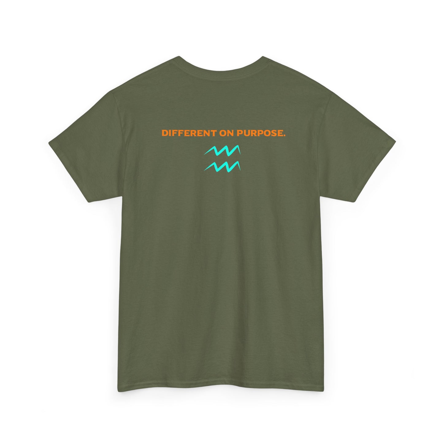 Aquarius Graphic Tee — "Different On Purpose" Casual Streetwear